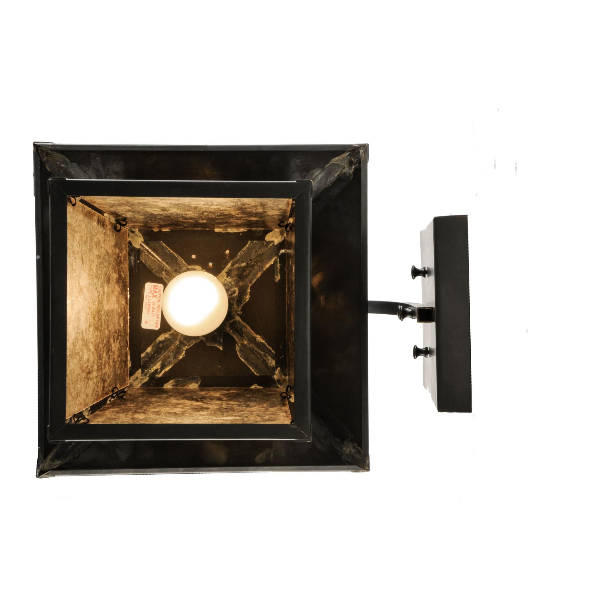 Meyda Lighting Stillwater 15 Inch Tall Outdoor Wall Light