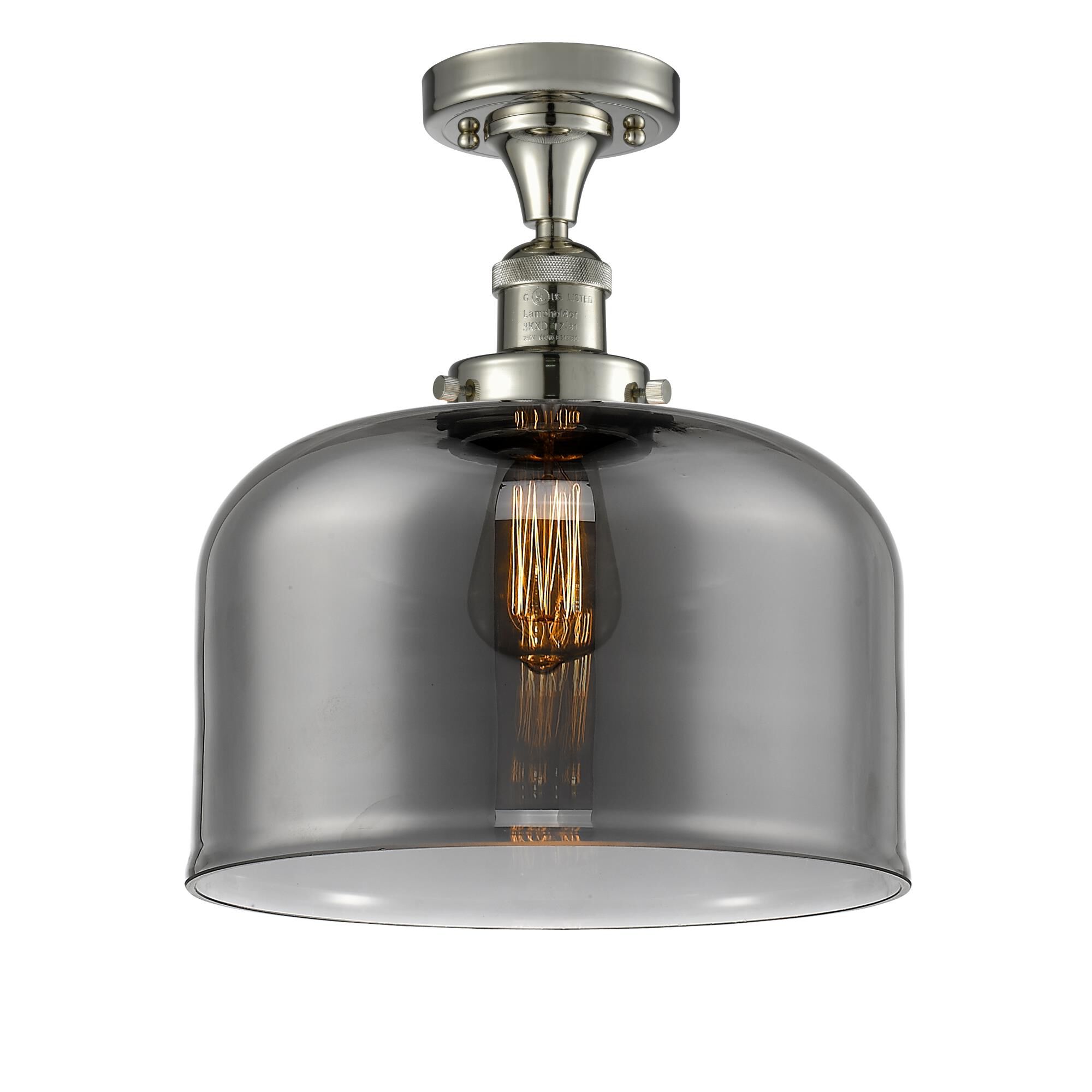 Bruno Marashlian Bell 12 Inch 1 Light Semi Flush Mount by Innovations Lighting