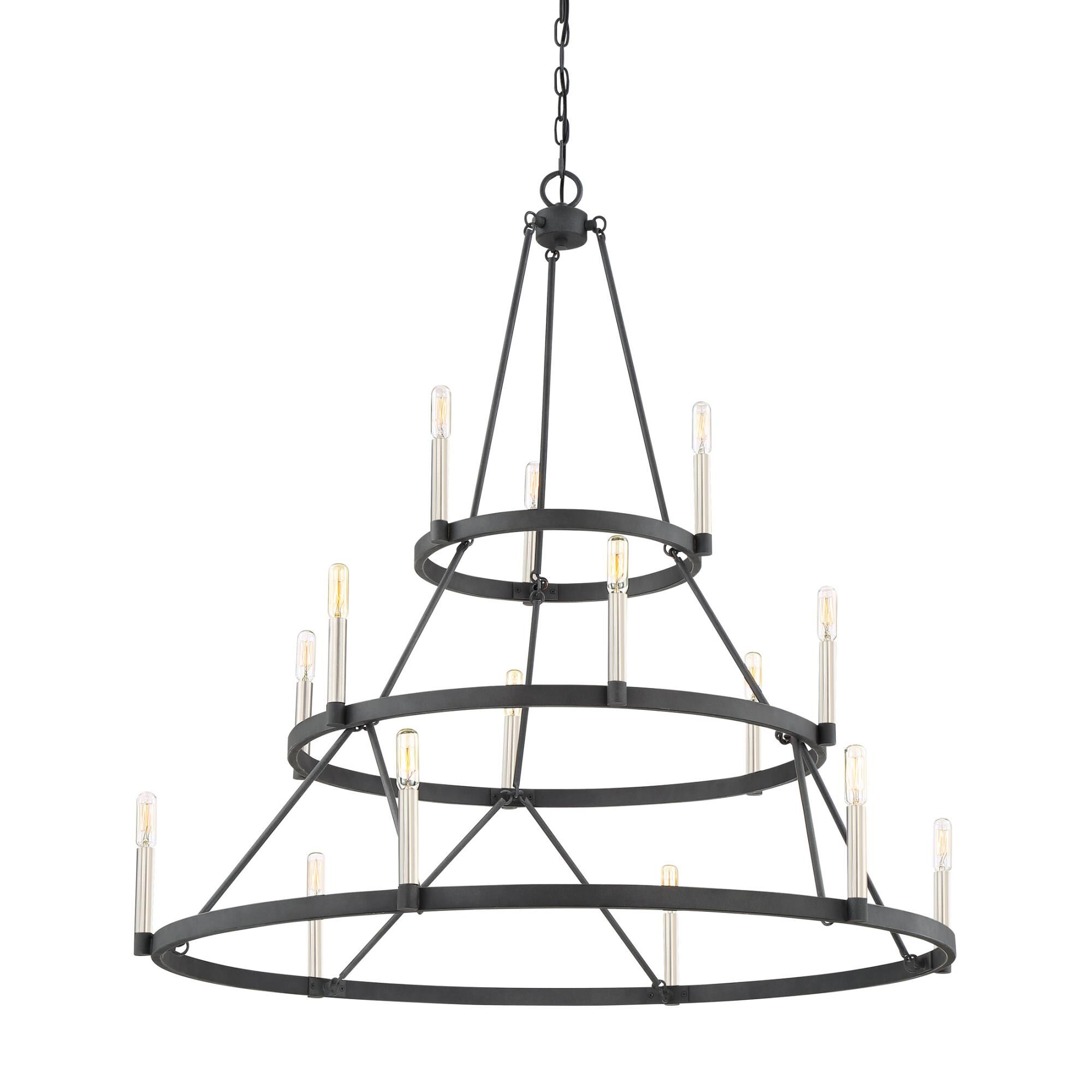 Doran 40 Inch 15 Light Chandelier by Quoizel