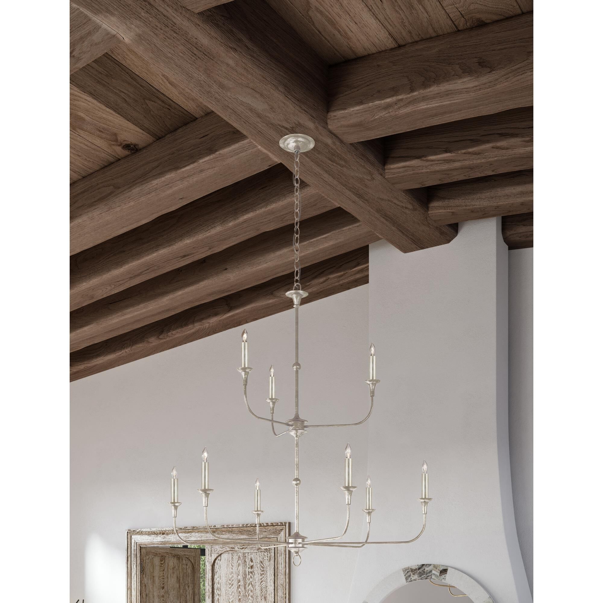 Nottaway 44 Inch Chandelier by Currey and Company