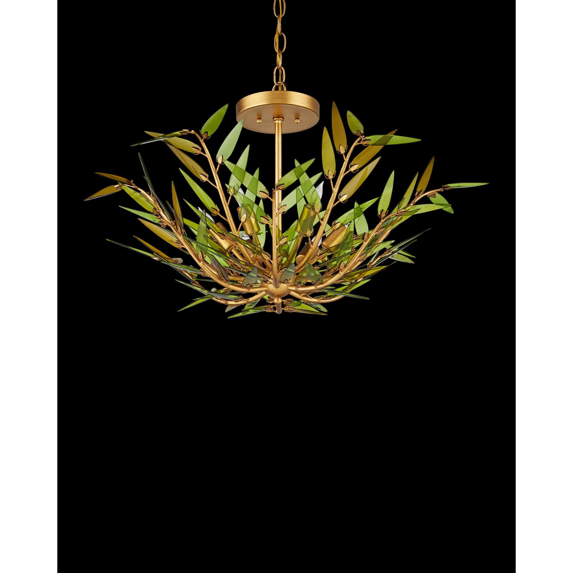 Babylon 31 Inch Large Pendant by Currey and Company