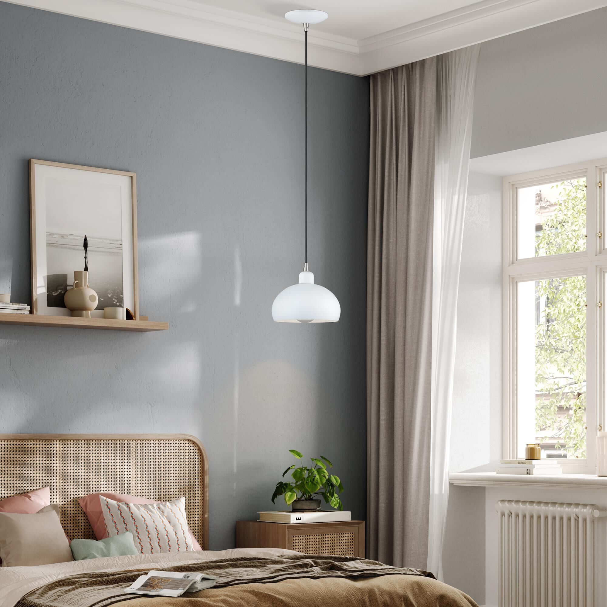 Domma 8 Inch Mini Pendant by Livex Lighting