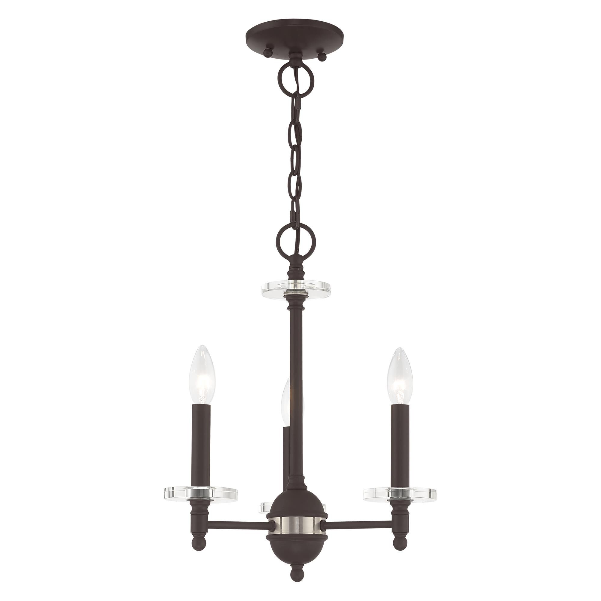 Bancroft 3 Light Mini Chandelier by Livex Lighting