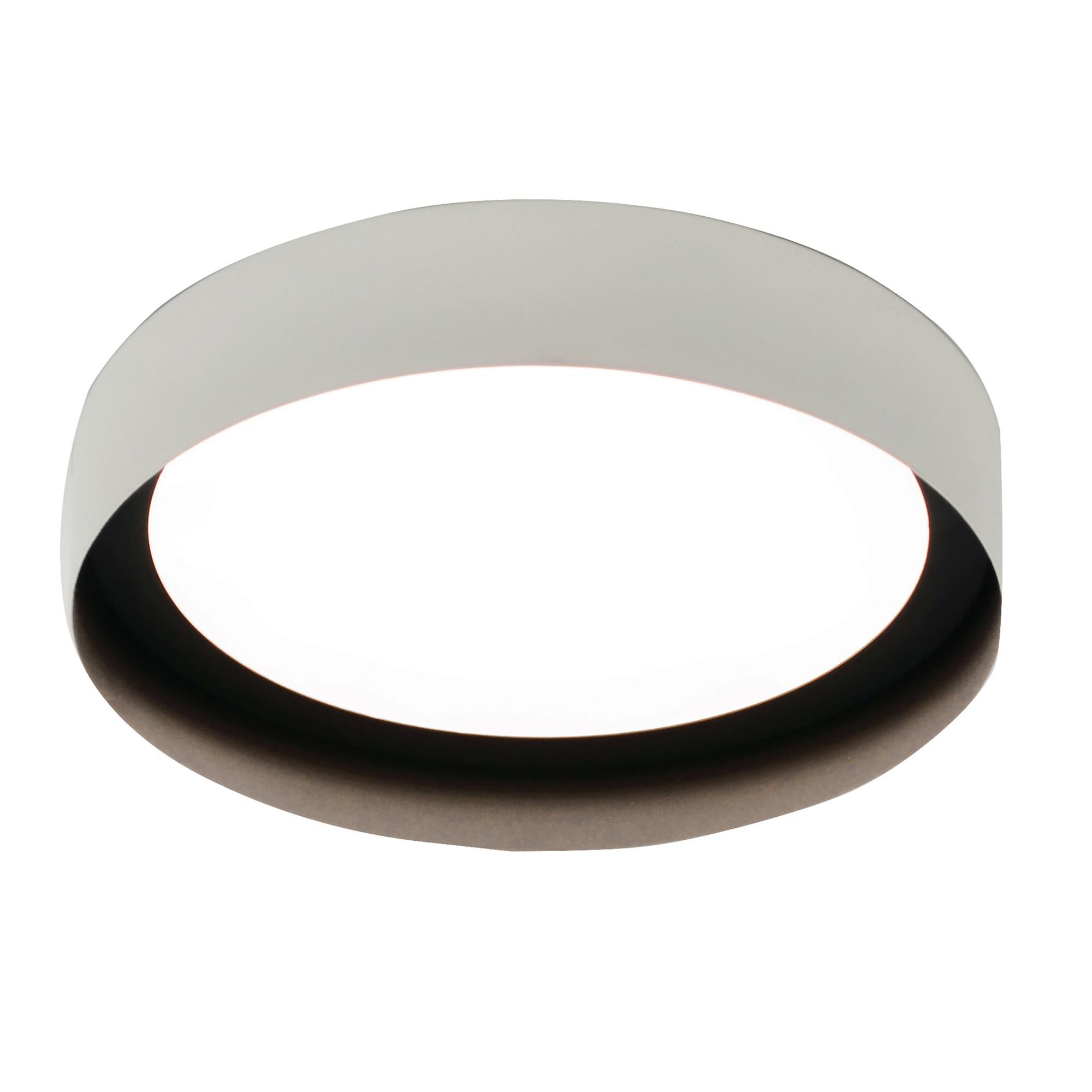 Shown in White - Black finish and White Acrylic glass and 120 Volt Dimmer accent