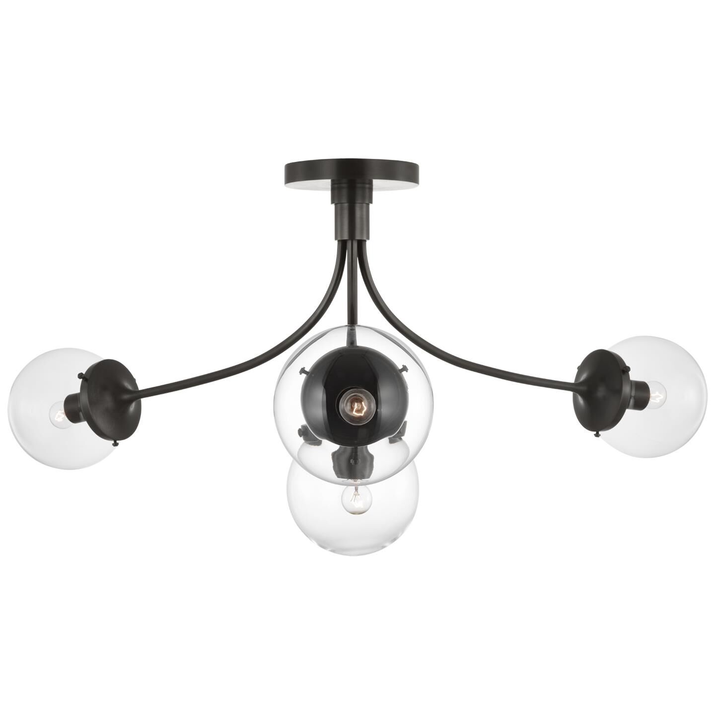 kate spade new york Prescott Semi Flush Mount by Visual Comfort Signature Collection