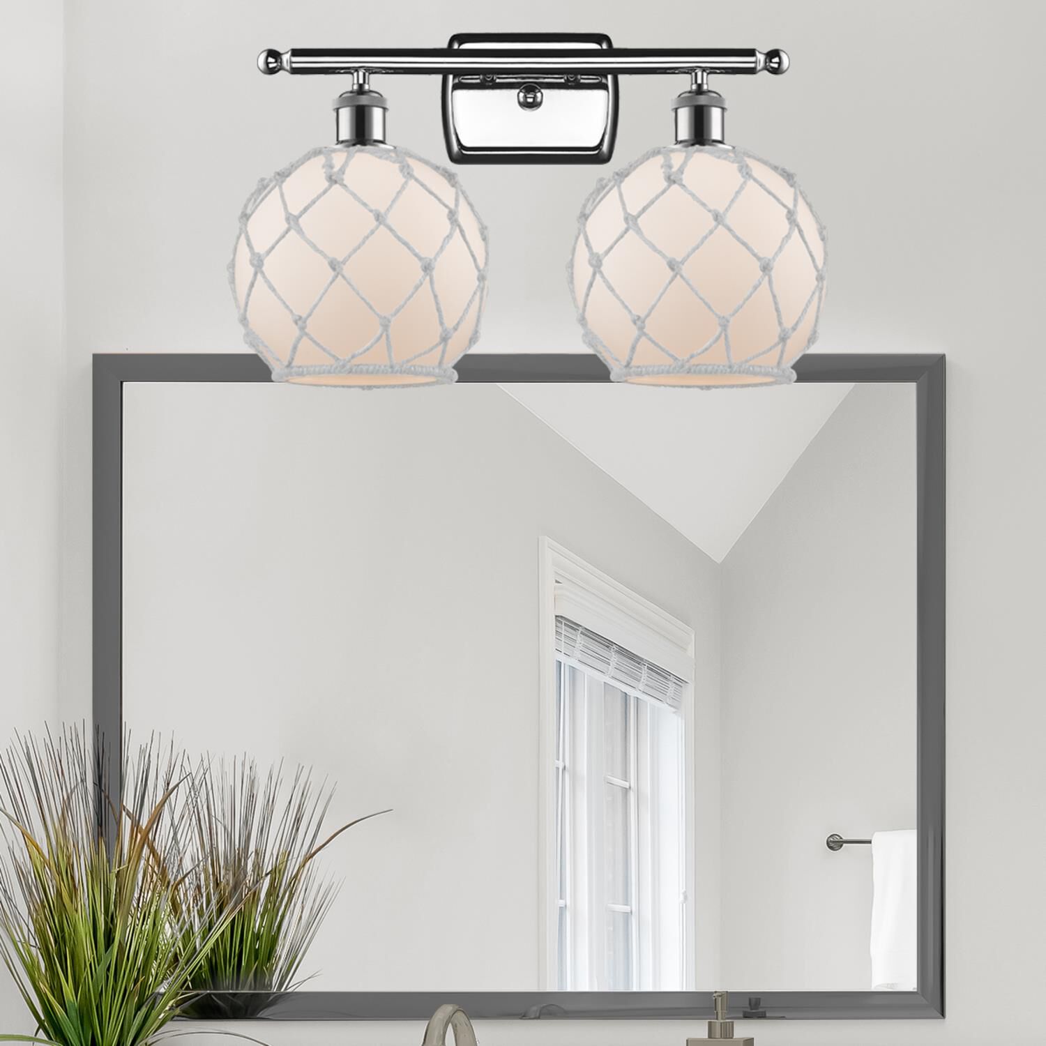 Bruno Marashlian Farmhouse Rope 18 Inch Bath Vanity Light by Innovations Lighting