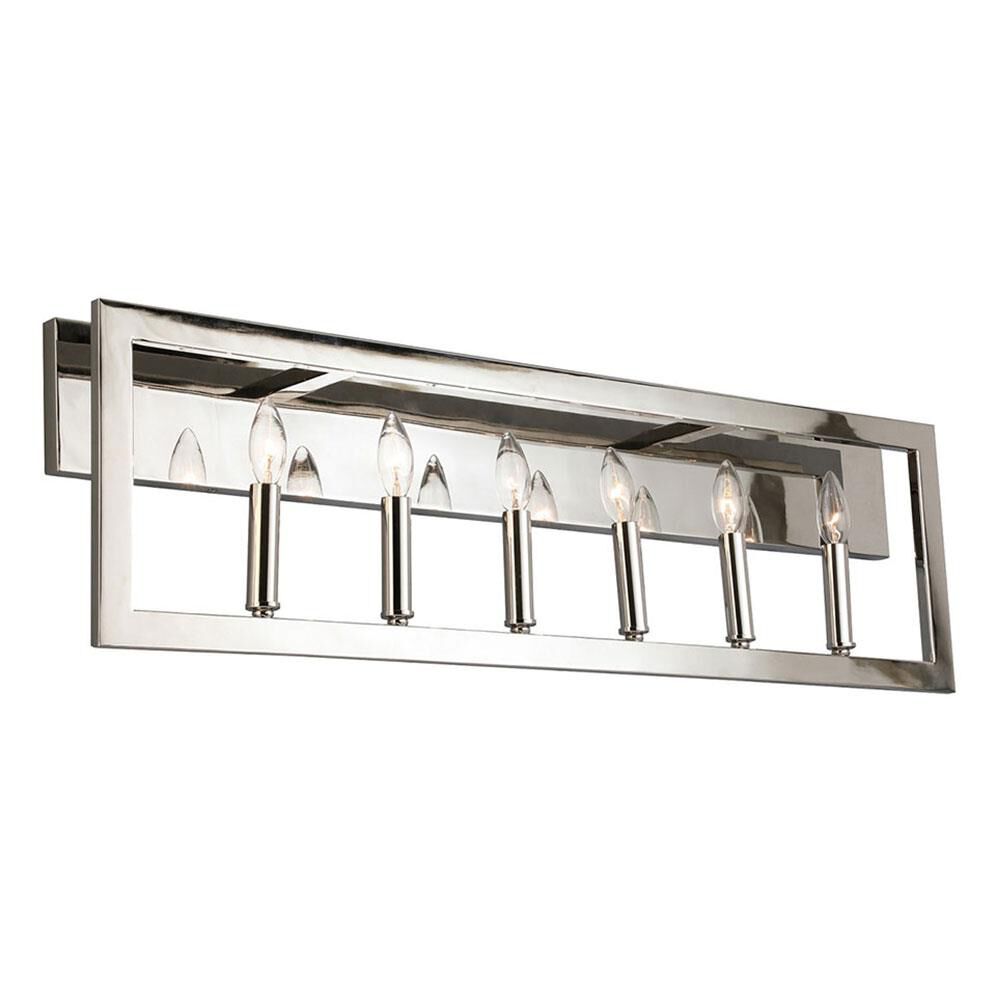 Eglo Jordan 37 Inch 6 Light Bath Vanity Light by Eglo Lighting