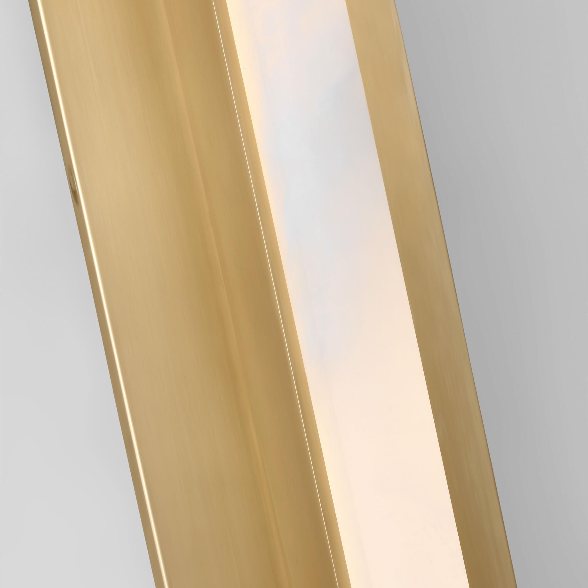 Shown in Hand Rubbed Antique Brass finish and Alabaster shade