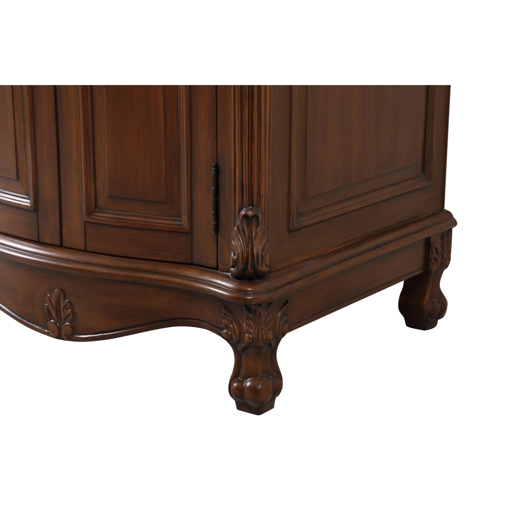 Shown in Teak finish