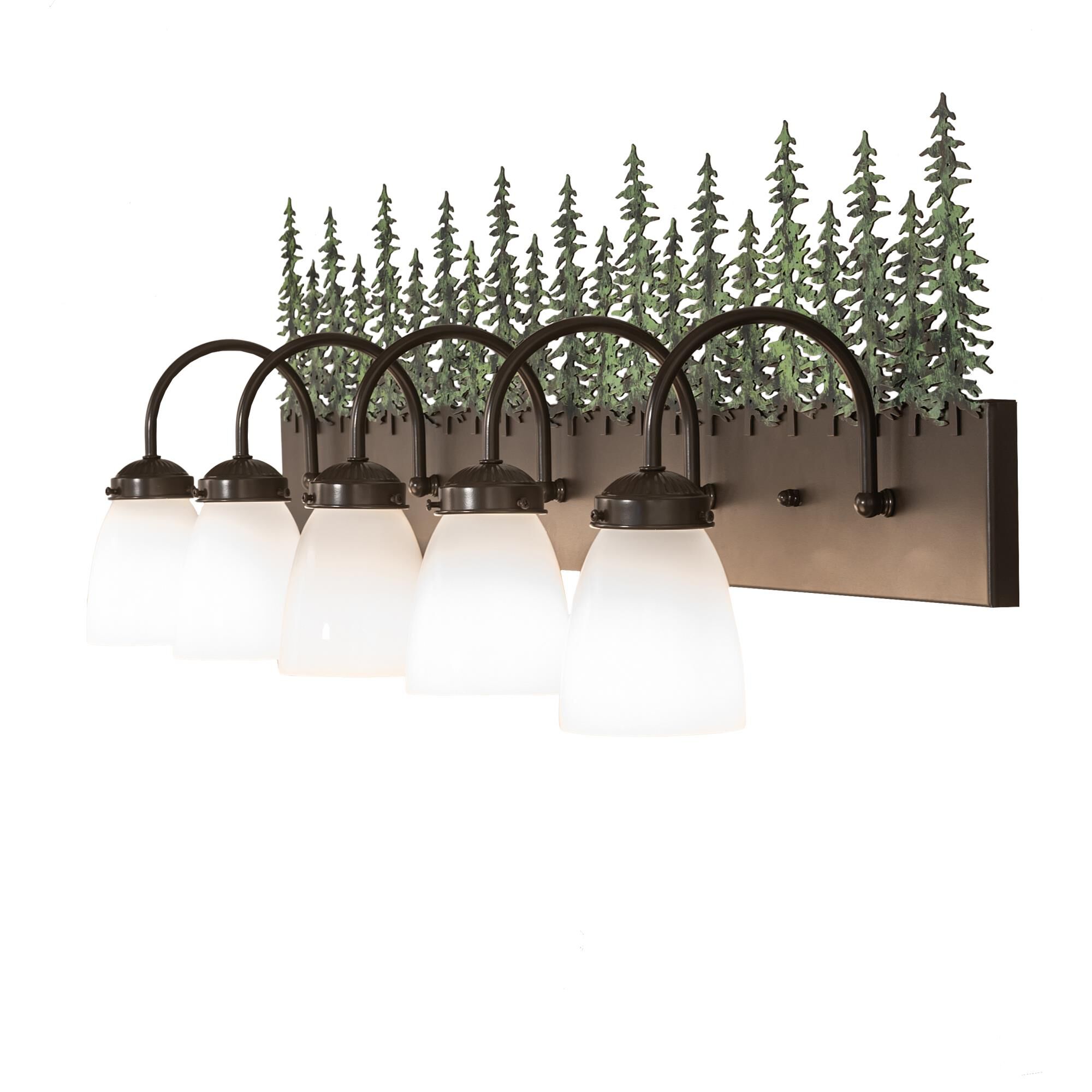 Tall Pines 48 Inch 5 Light Bath Vanity Light by Meyda Lighting