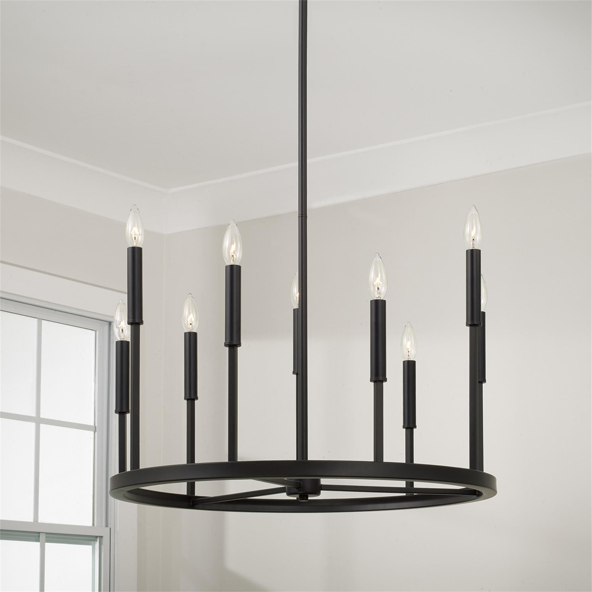 Shown in Espresso And Brass finish