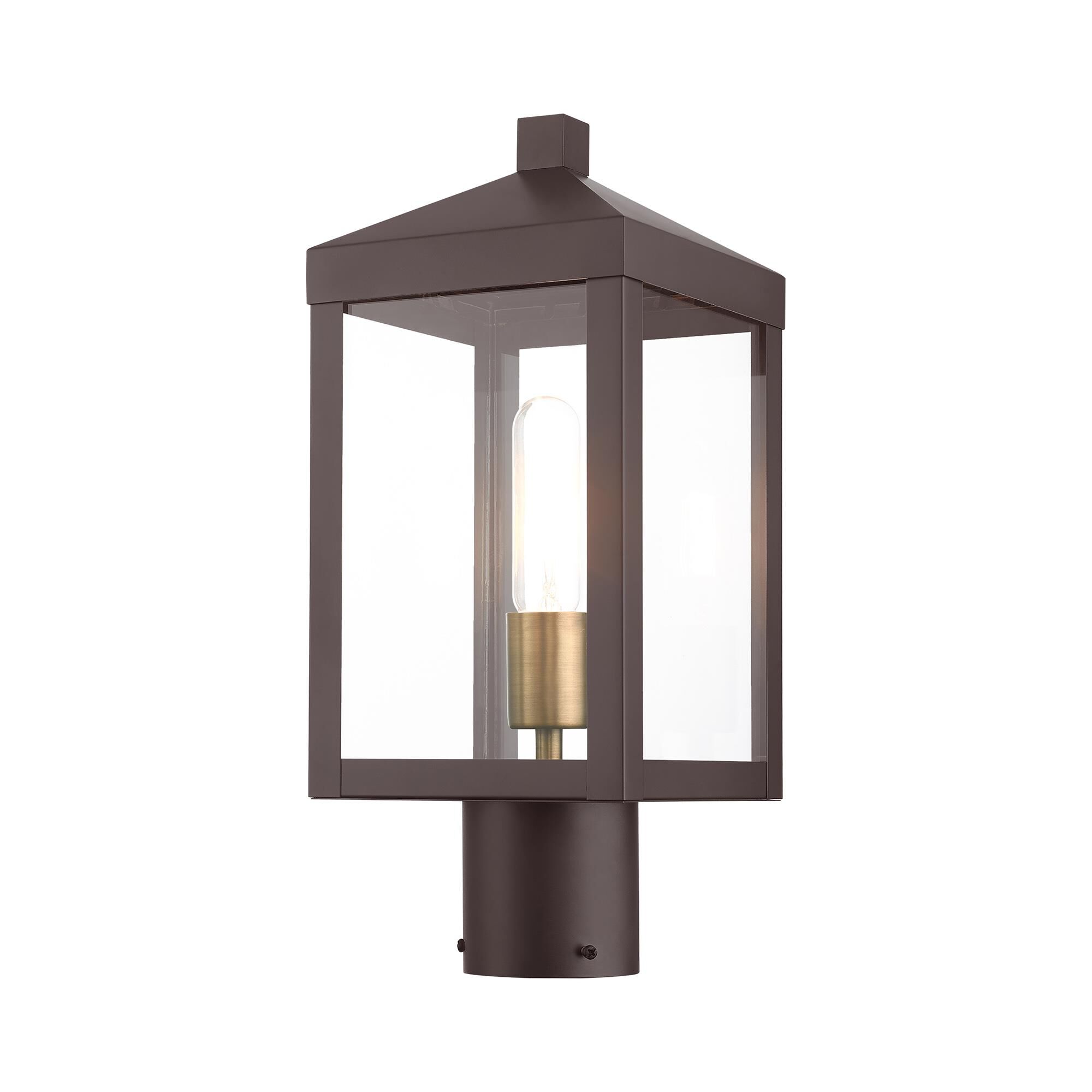 Livex Lighting Nyack 15 Inch Tall Outdoor Post Lamp