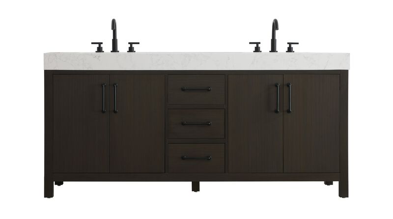 Nathan 72 Inch Bath Vanity by Elegant Dcor
