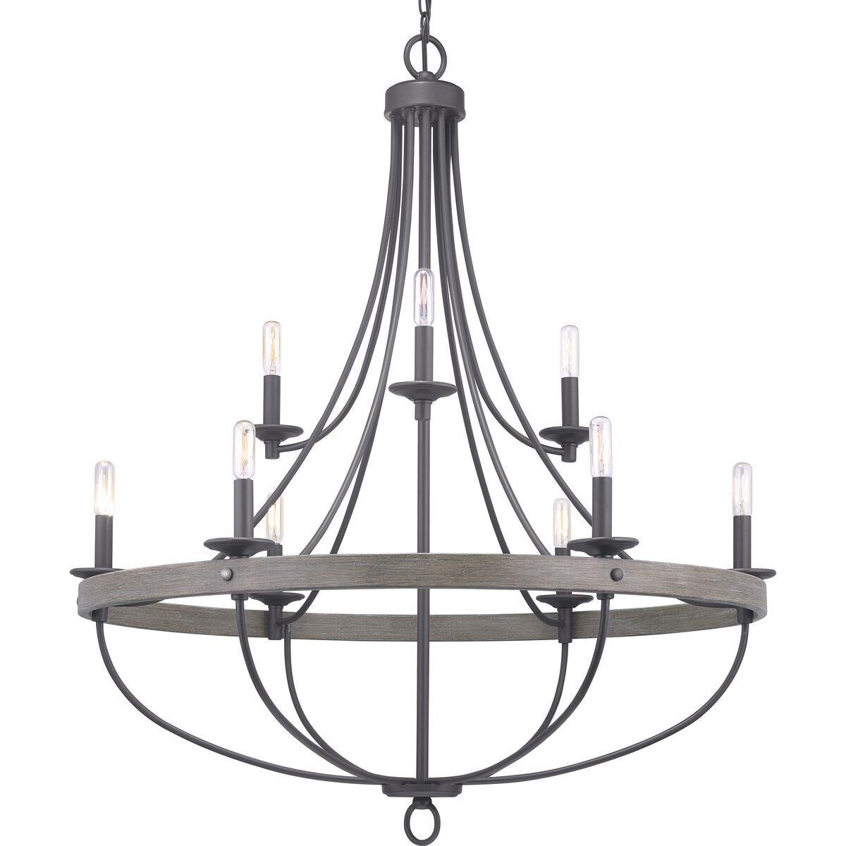 Gulliver 35 Inch 9 Light Chandelier by Progress Lighting