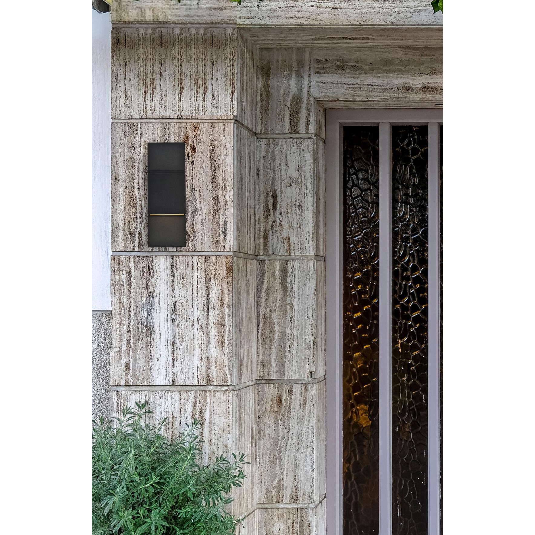 Elegant Lighting Raine 17 Inch Tall LED Outdoor Wall Light