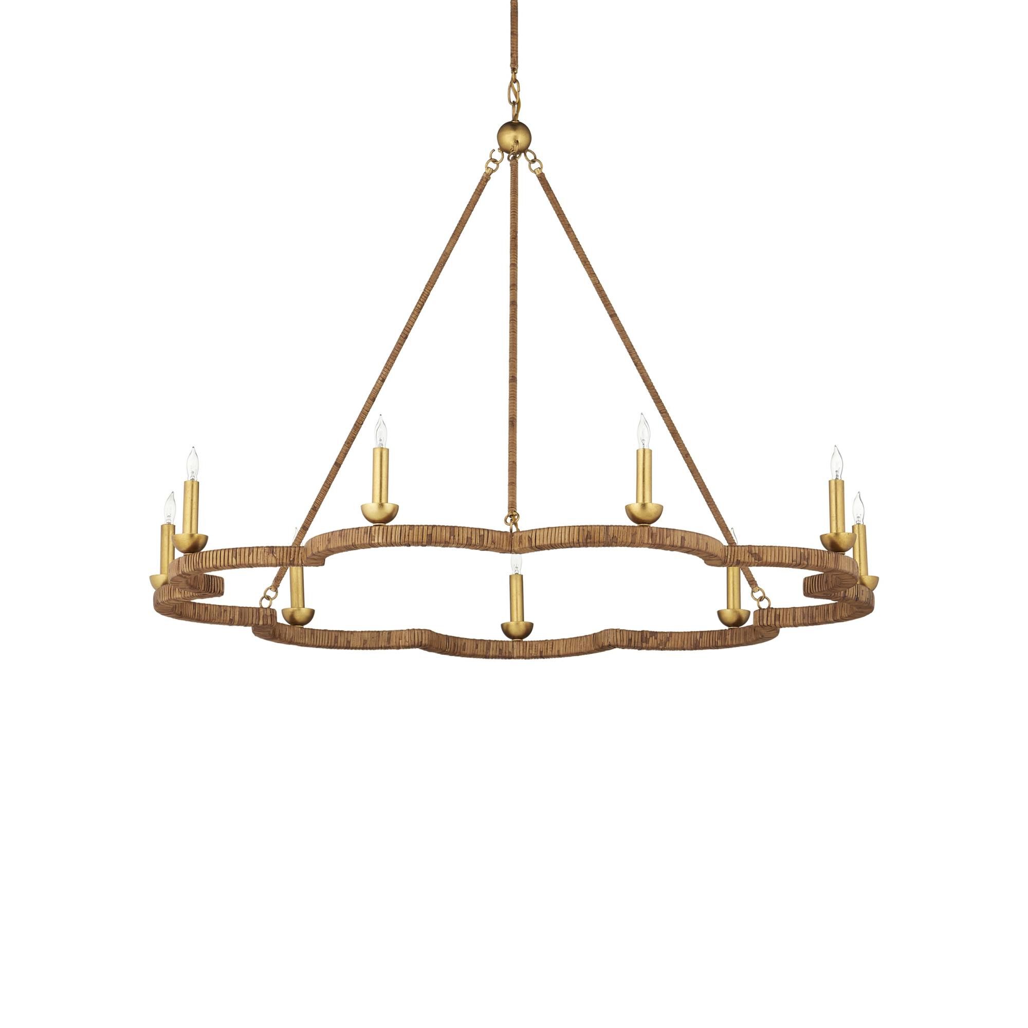 Savoie 43 Inch Chandelier by Currey and Company