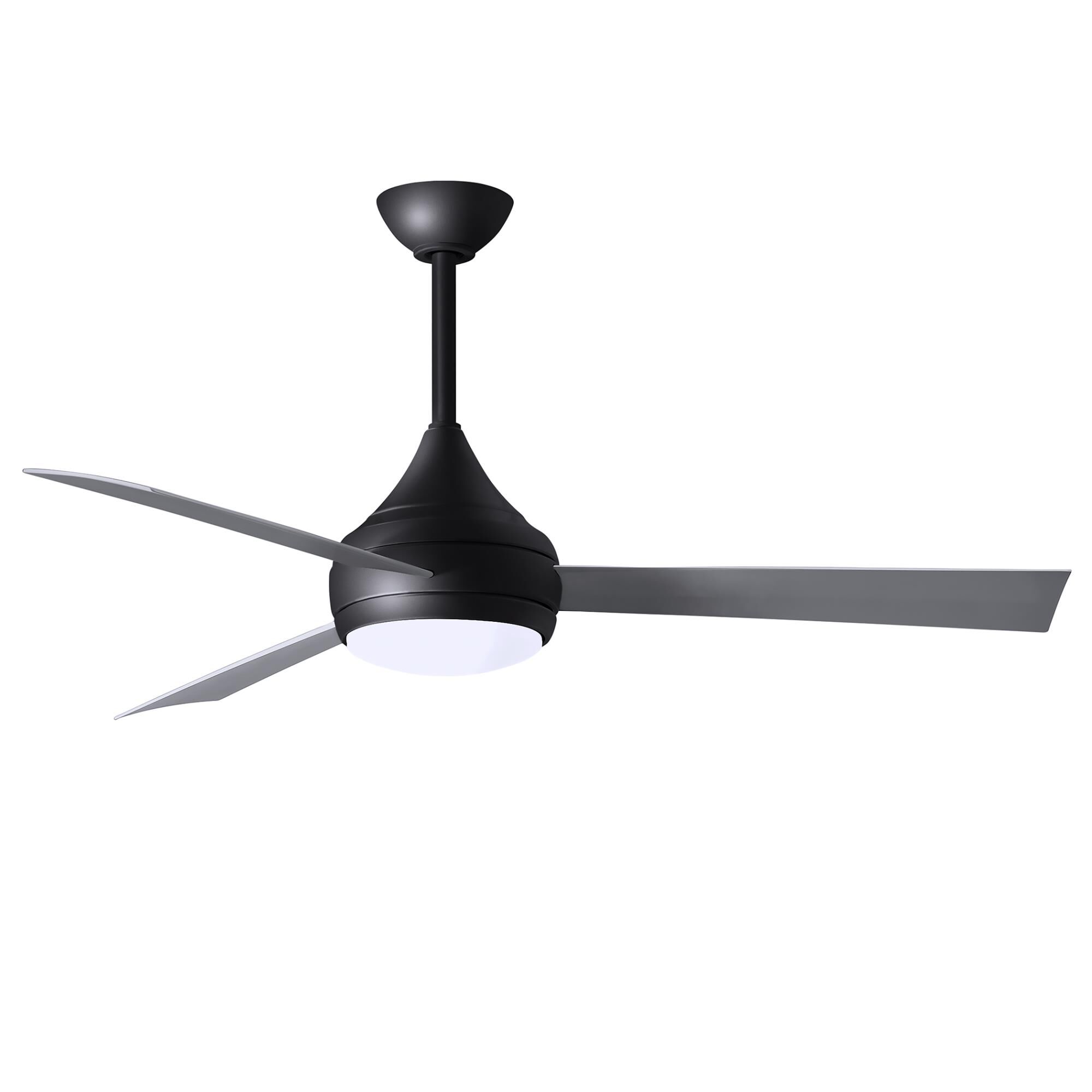 Donaire Outdoor Coastal Wet Rated 52 Inch Ceiling Fan with Light Kit by Matthews Fan Company