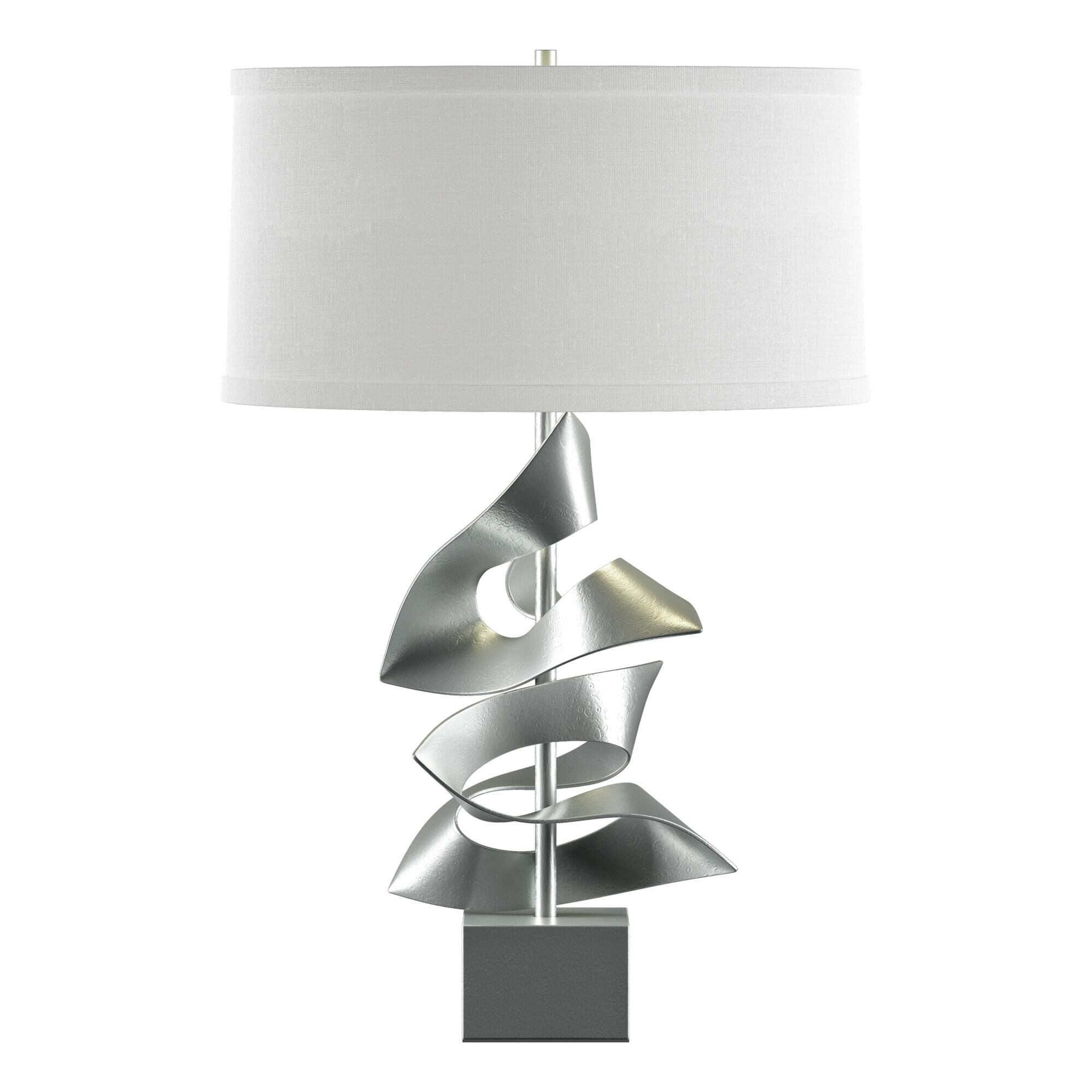 Shown in Vintage Platinum finish and Natural Anna shade