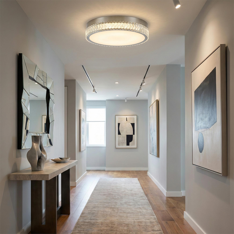 Chevron 20 Inch Flush Mount by Artcraft