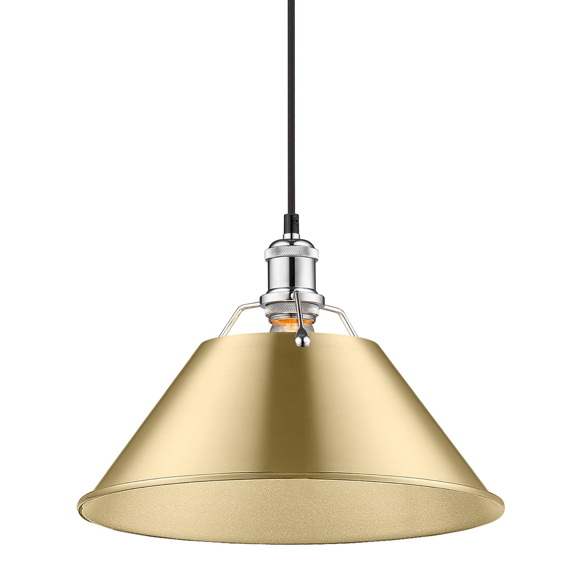 Orwell 14 Inch Large Pendant by Golden Lighting
