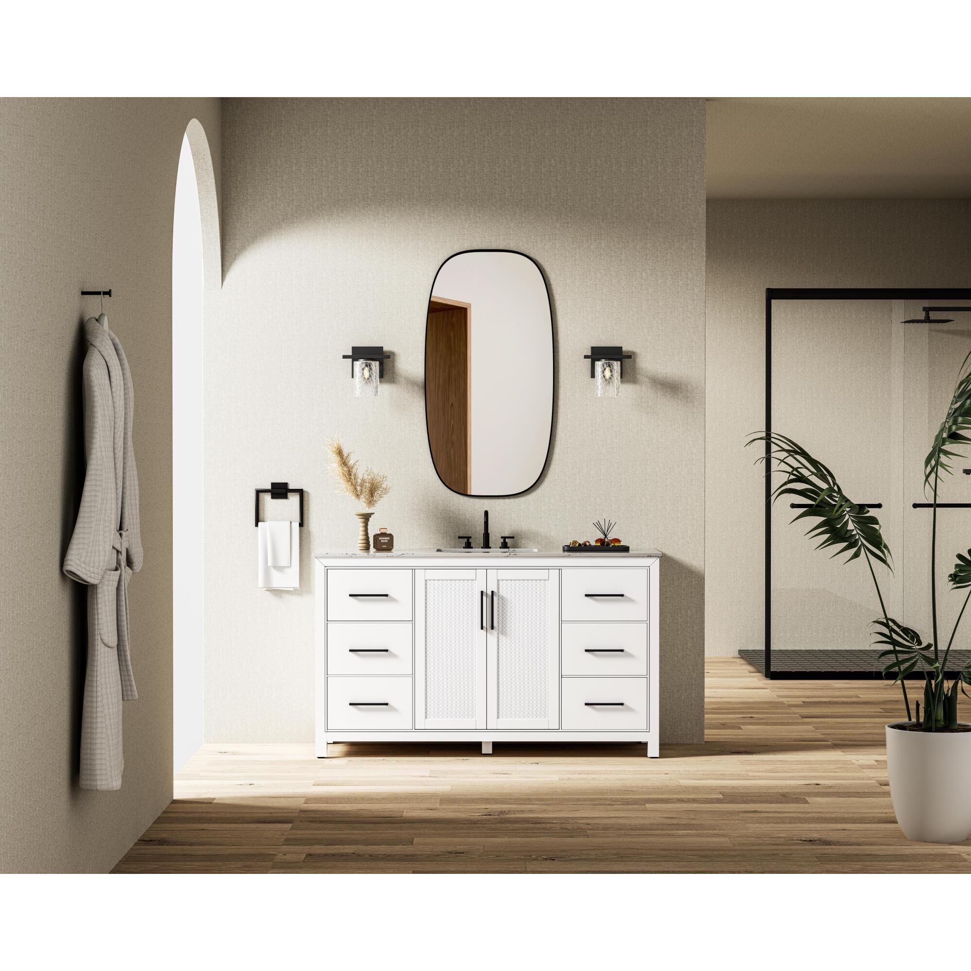 Alina 60 Inch Bath Vanity by Elegant Dcor