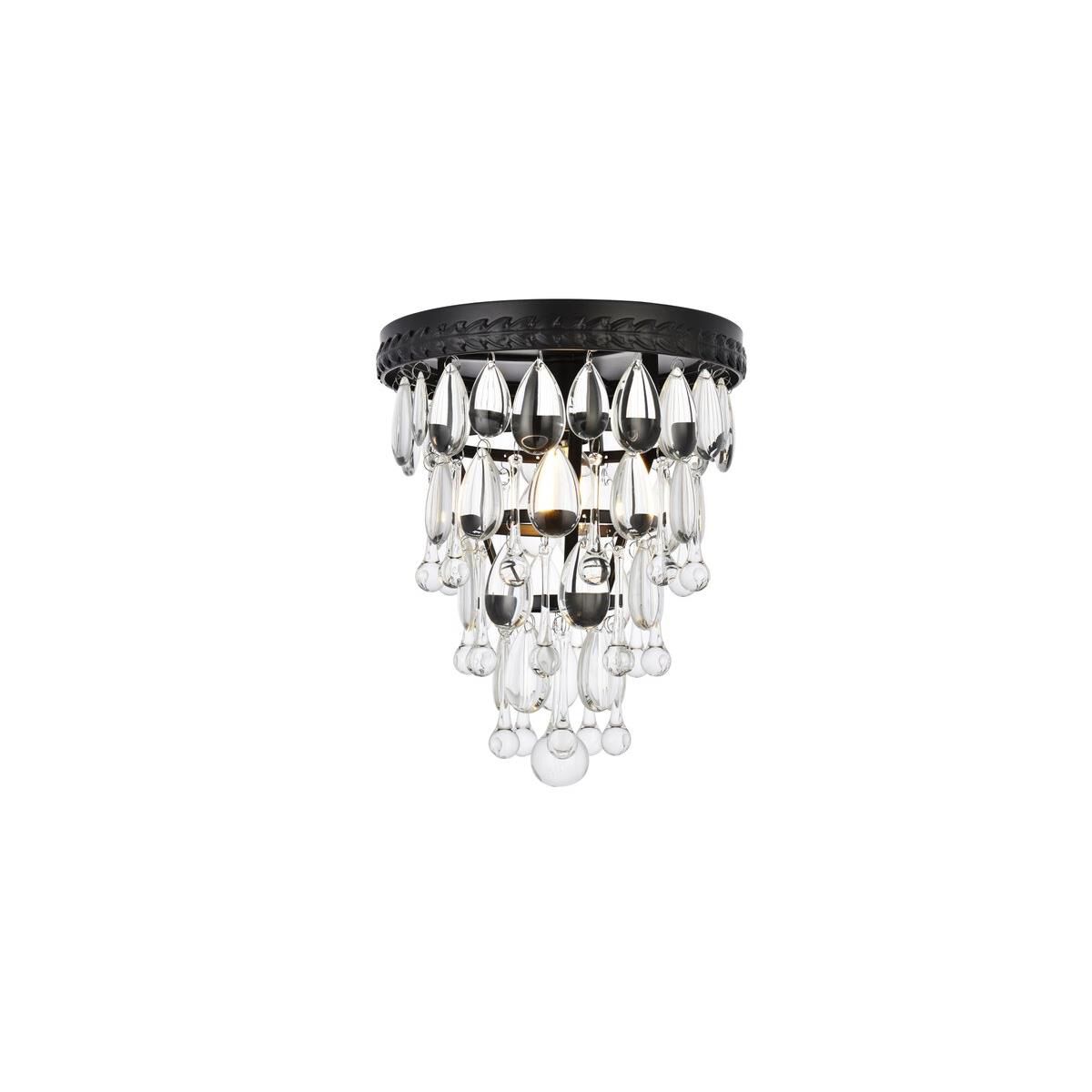 Nordic 9 Inch 1 Light Flush Mount by Elegant Lighting