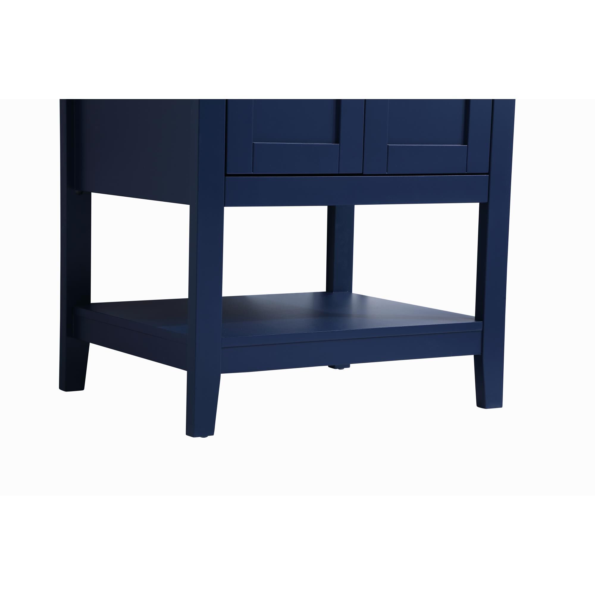 Shown in Blue And Gold With Calacatta Quartz finish