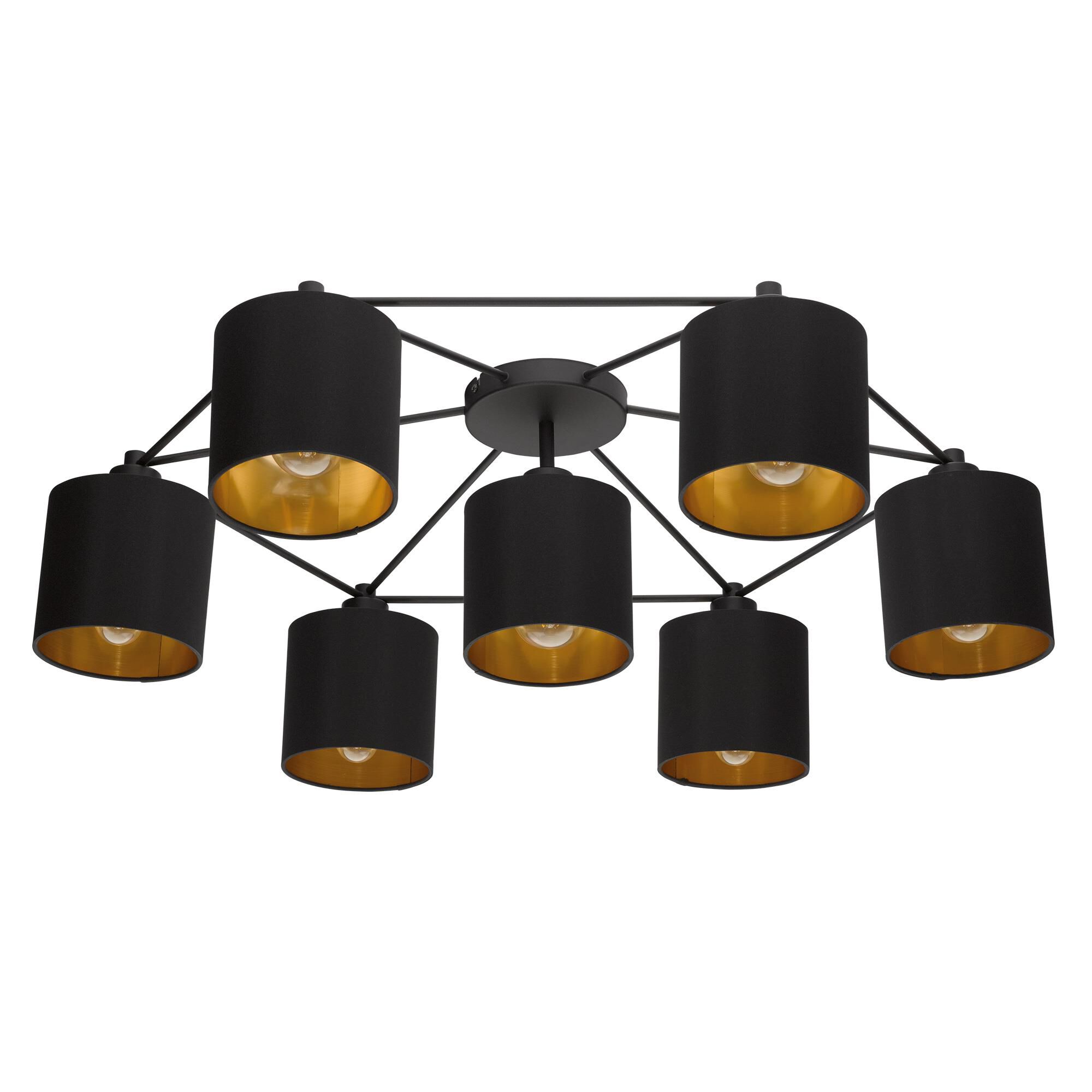 Eglo Staiti 33 Inch 7 Light Semi Flush Mount by Eglo Lighting