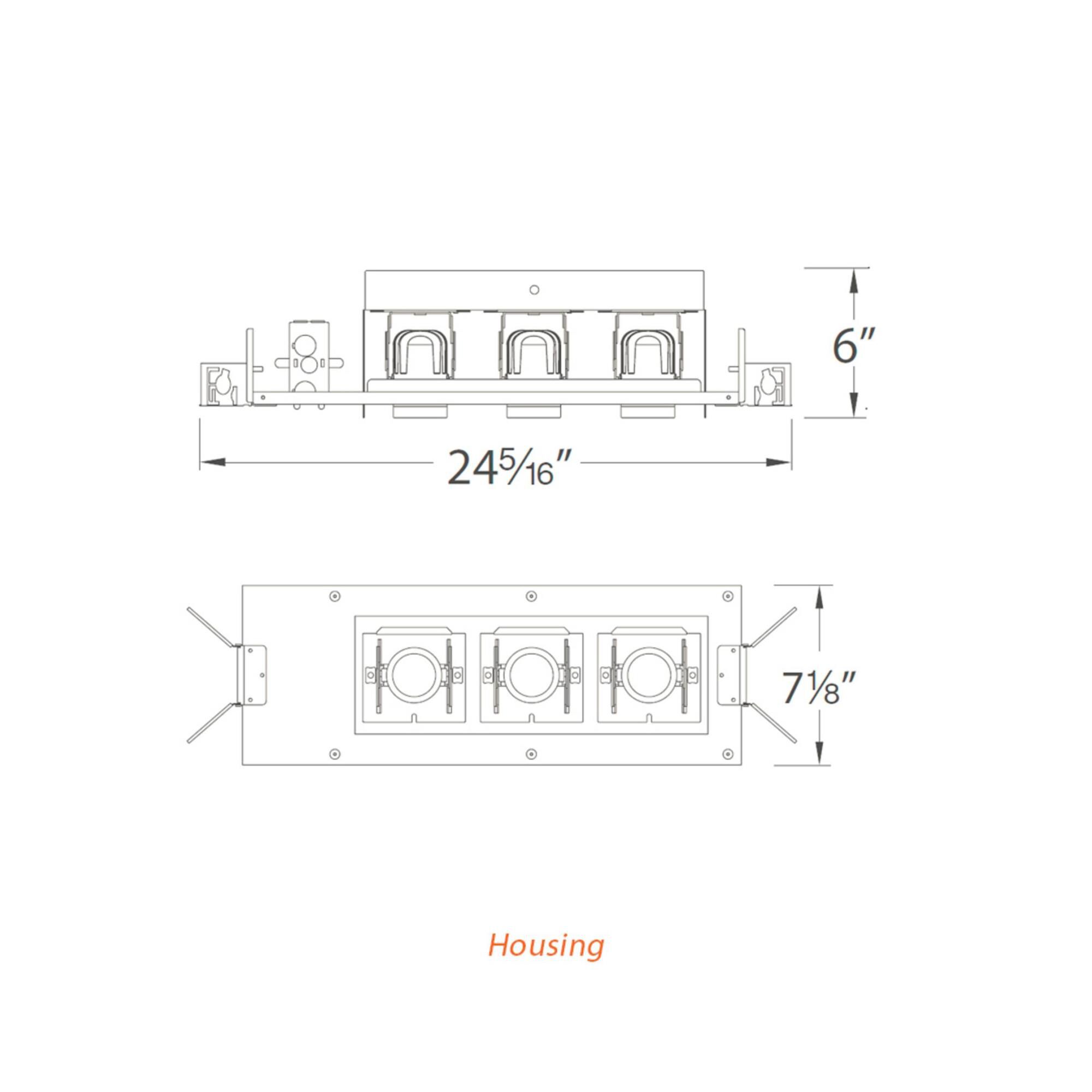 24 Inch LED Remodel Housing by WAC Lighting