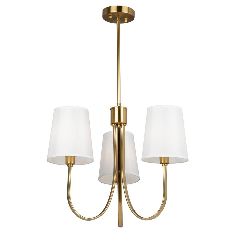 Steven Sabados (S&C) Rhythm 23 Inch 3 Light Chandelier by Artcraft