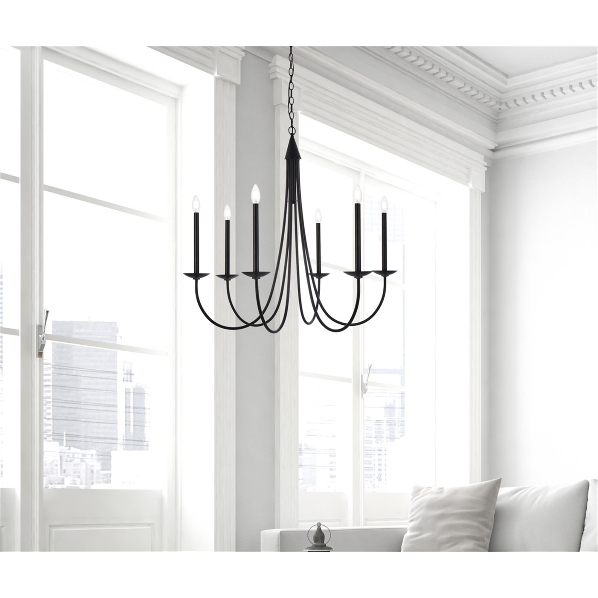 Shown in Black finish