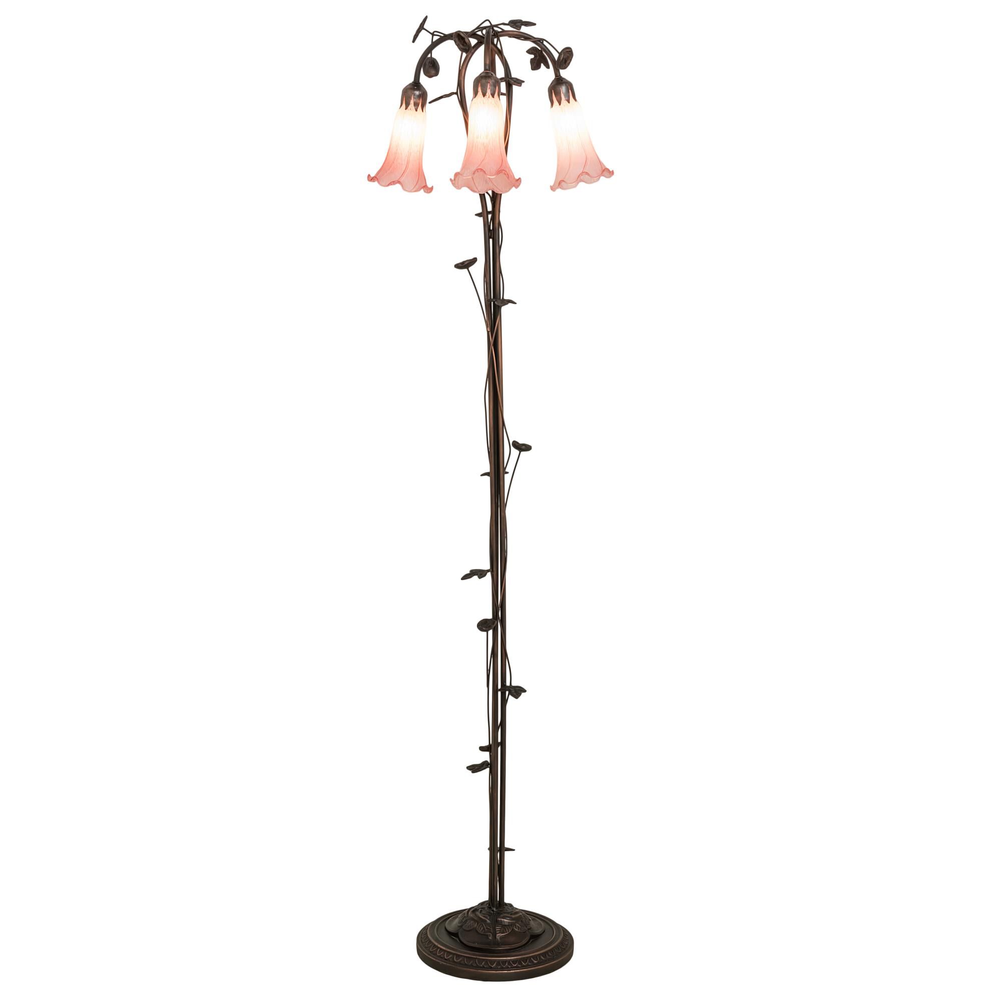 Pink 58 Inch Floor Lamp by Meyda Lighting