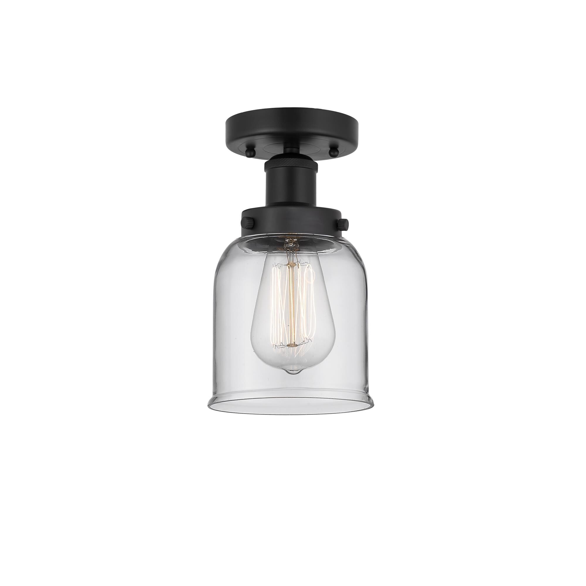 Shown in Matte Black, Clear finish and Clear glass and Clear Glass shade