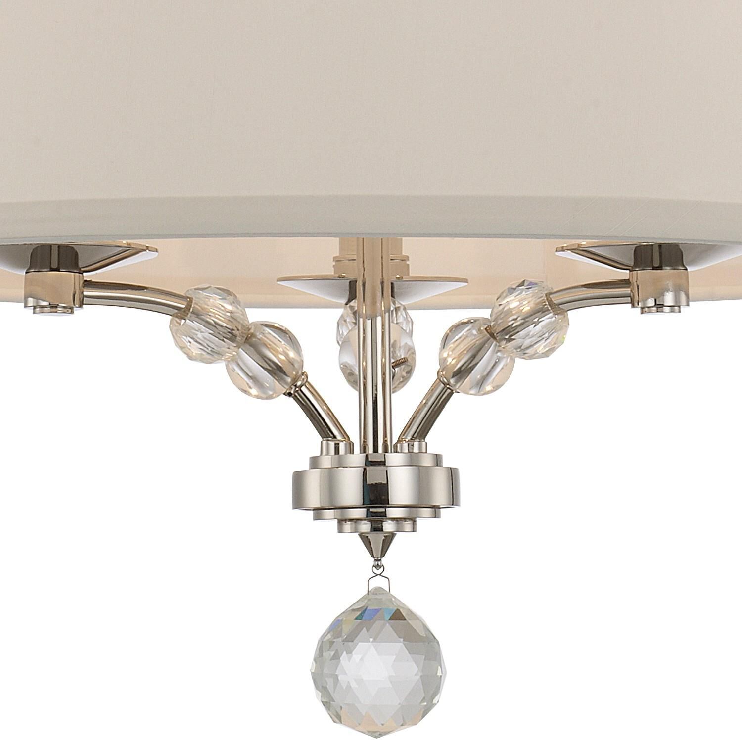 Mirage 18 Inch 3 Light Mini Chandelier by Crystorama