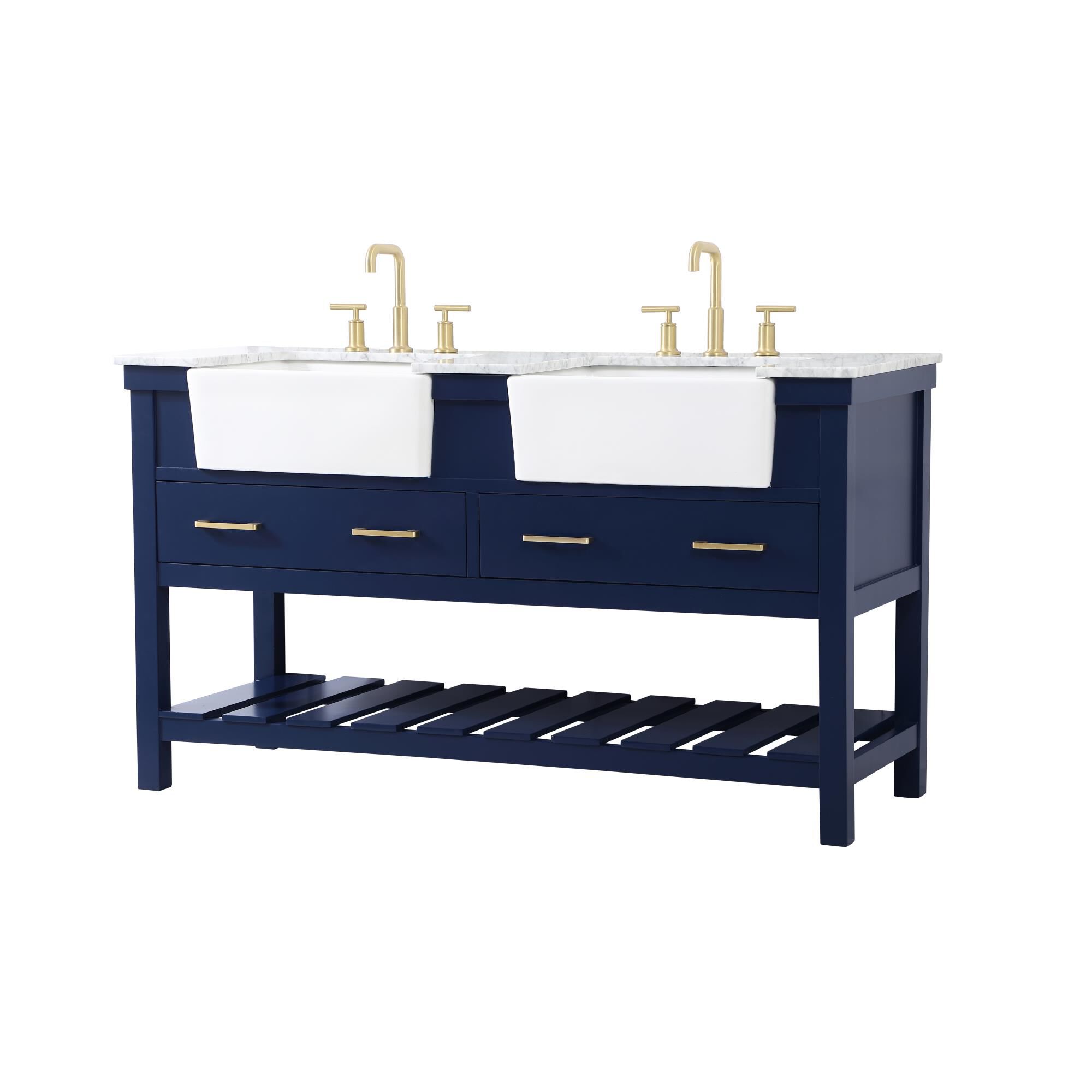 Shown in Blue finish