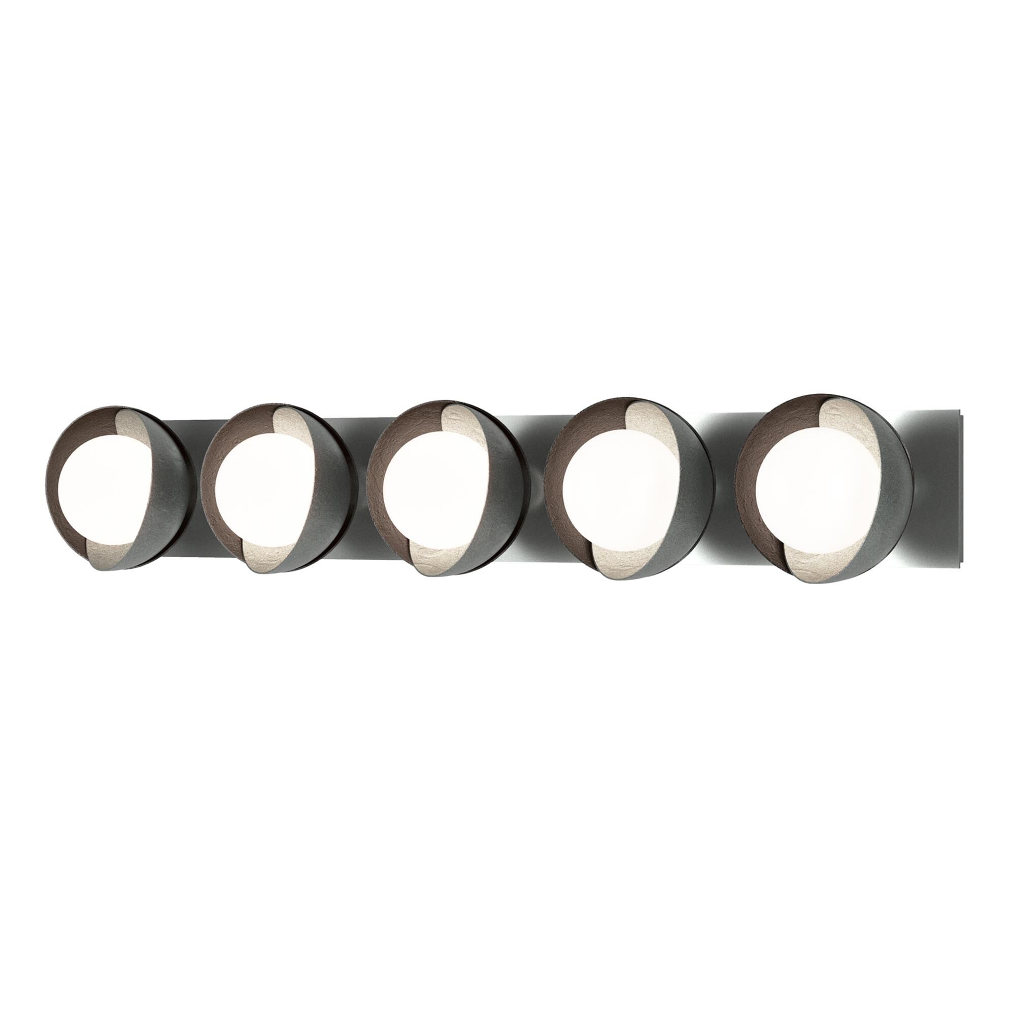 Shown in Vintage Platinum finish and Opal glass and Oil Rubbed Bronze (14) accent
