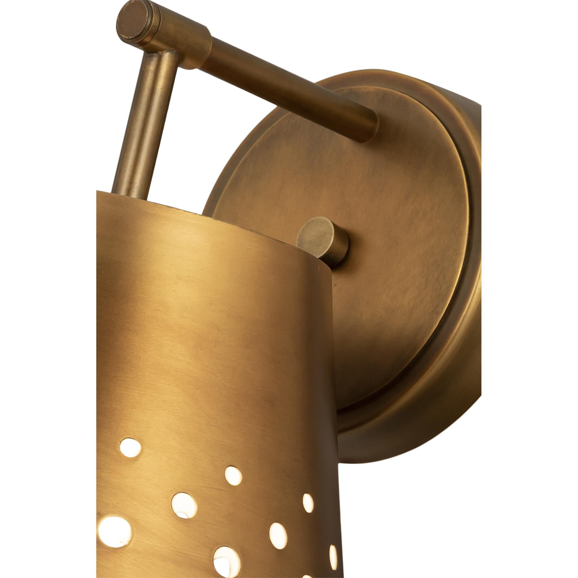 Shown in Rubbed Brass finish and Iron glass and Iron shade