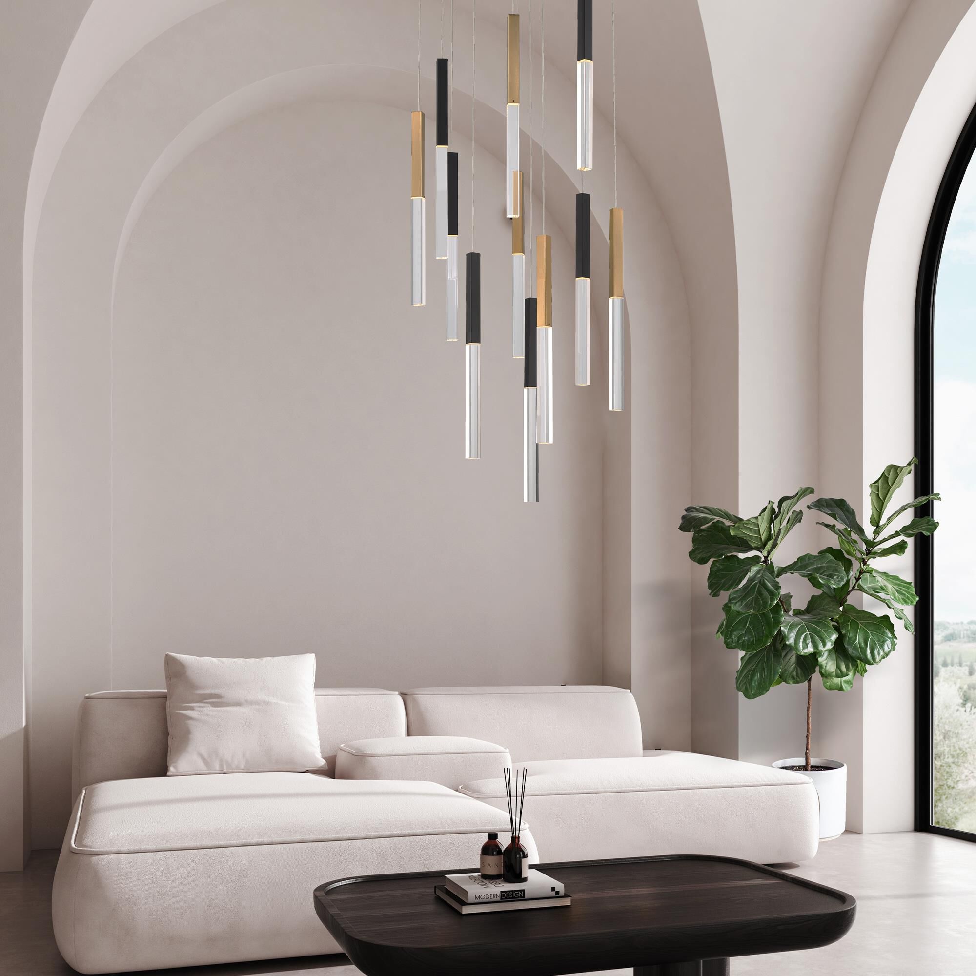 Benicio 42 Inch Linear Chandelier,
