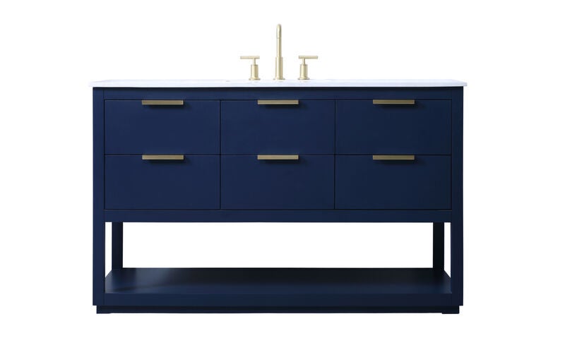 Larkin 54 Inch Bath Vanity by Elegant Decor