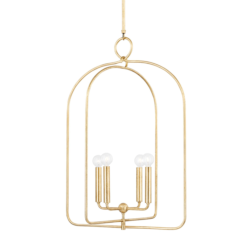 Mallory Small Lantern Pendant by Mitzi