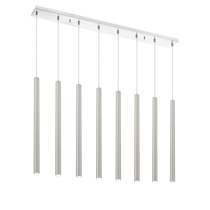 Forest 44 Inch 8 Light LED Linear Suspension Light by Z-Lite