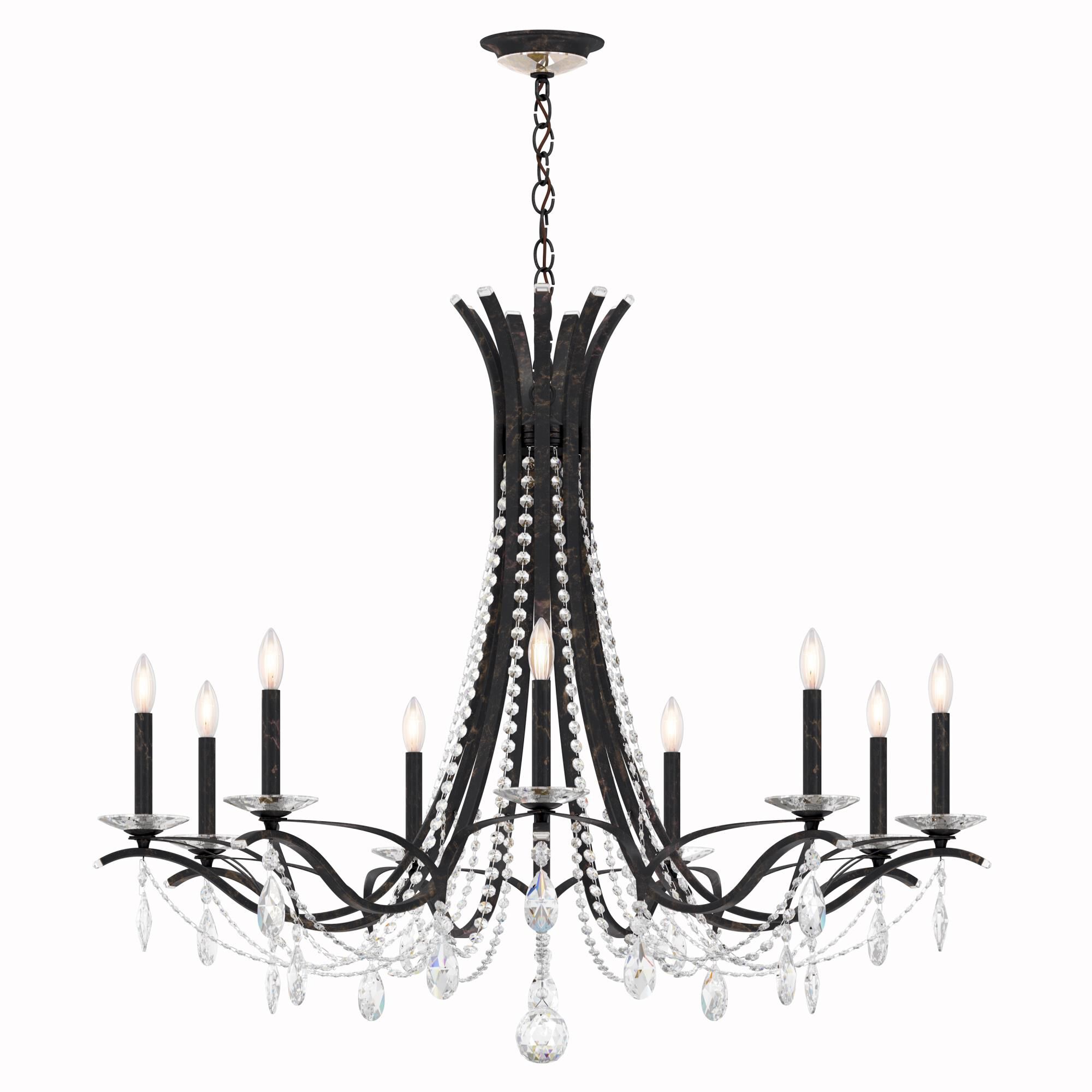 Vesca 45 Inch 9 Light Chandelier by Schonbek