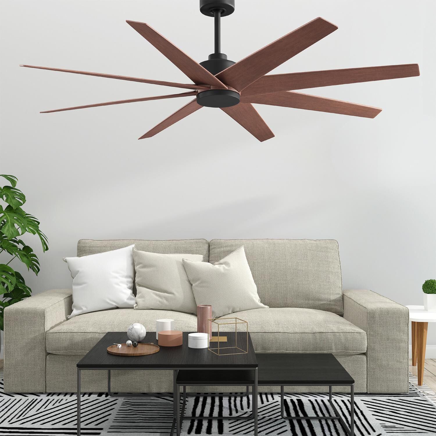 Ariella 64 Inch Ceiling Fan with Light Kit by Matthews Fan Company