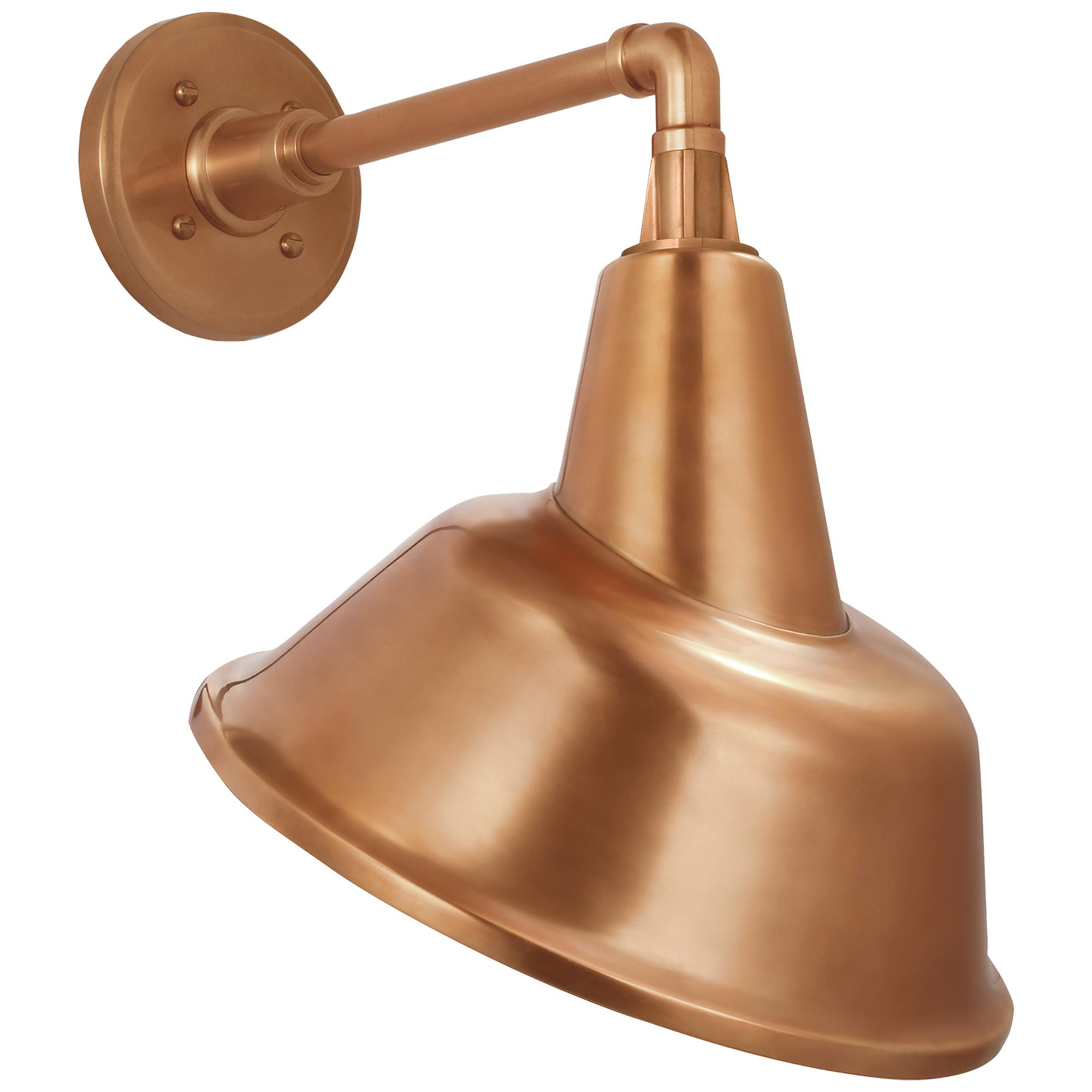 Shown in Soft Copper finish and Soft Copper Bowers shade