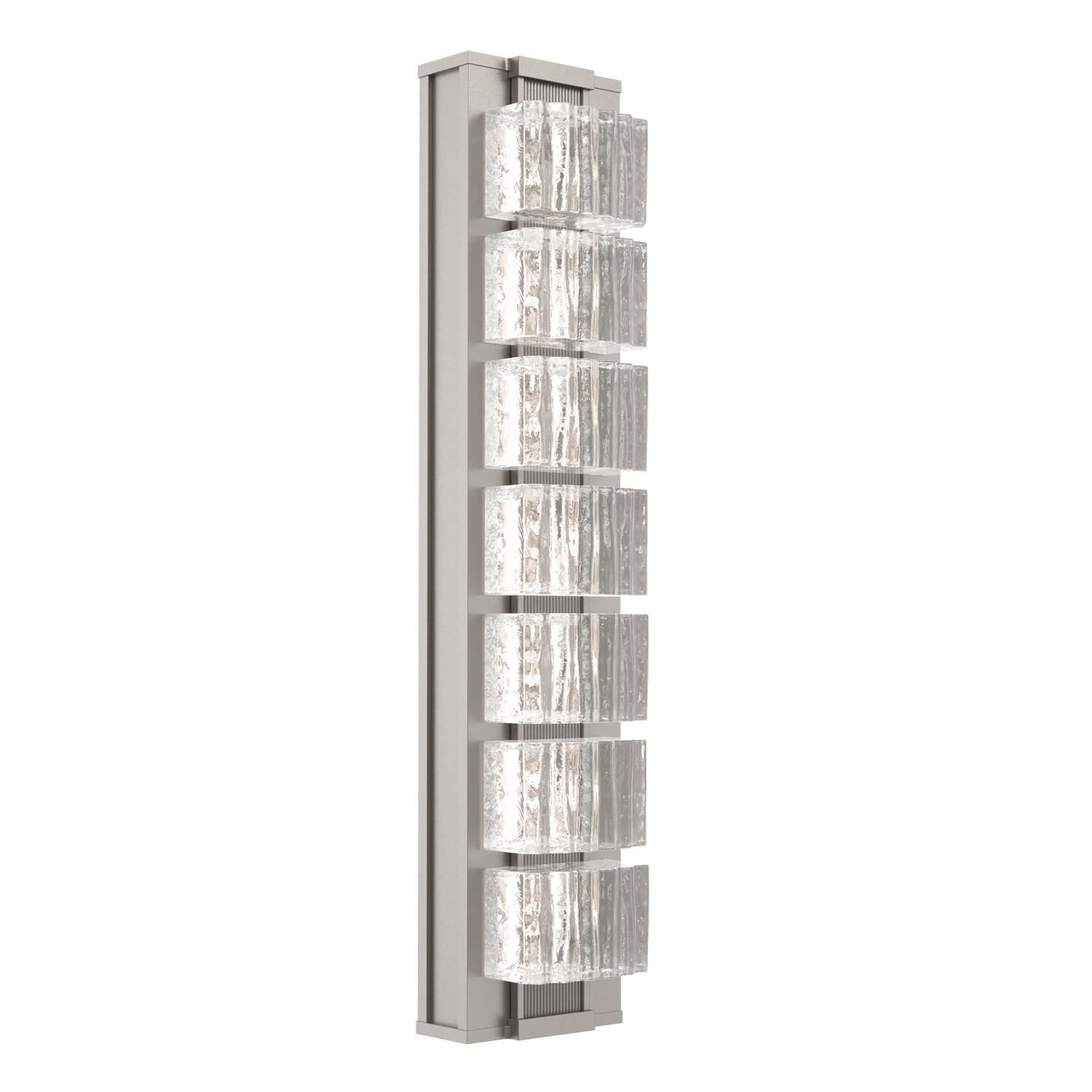 Shown in Beige Silver finish and Clear Ribbed glass and None accent
