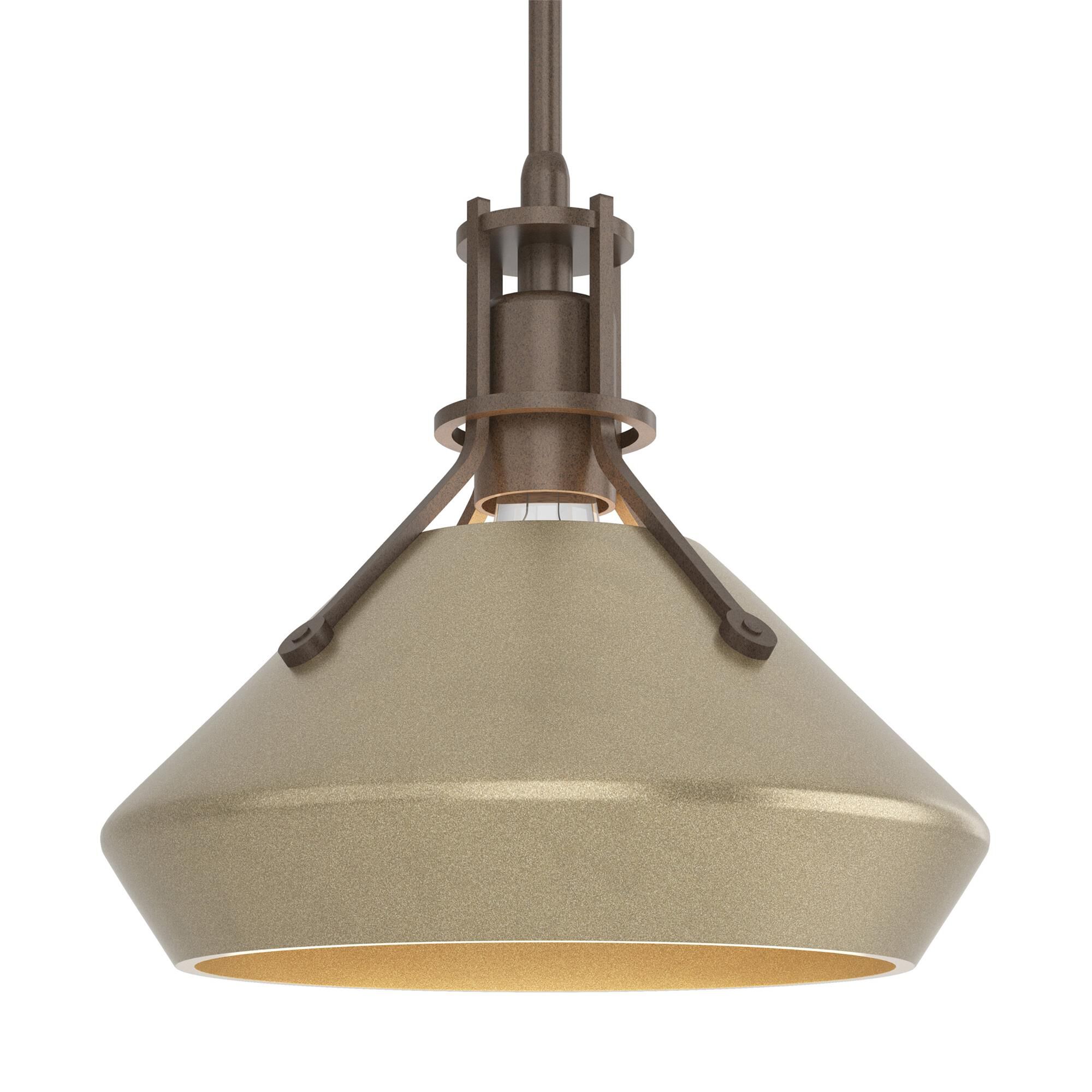 Shown in Bronze finish and Soft Gold  accent