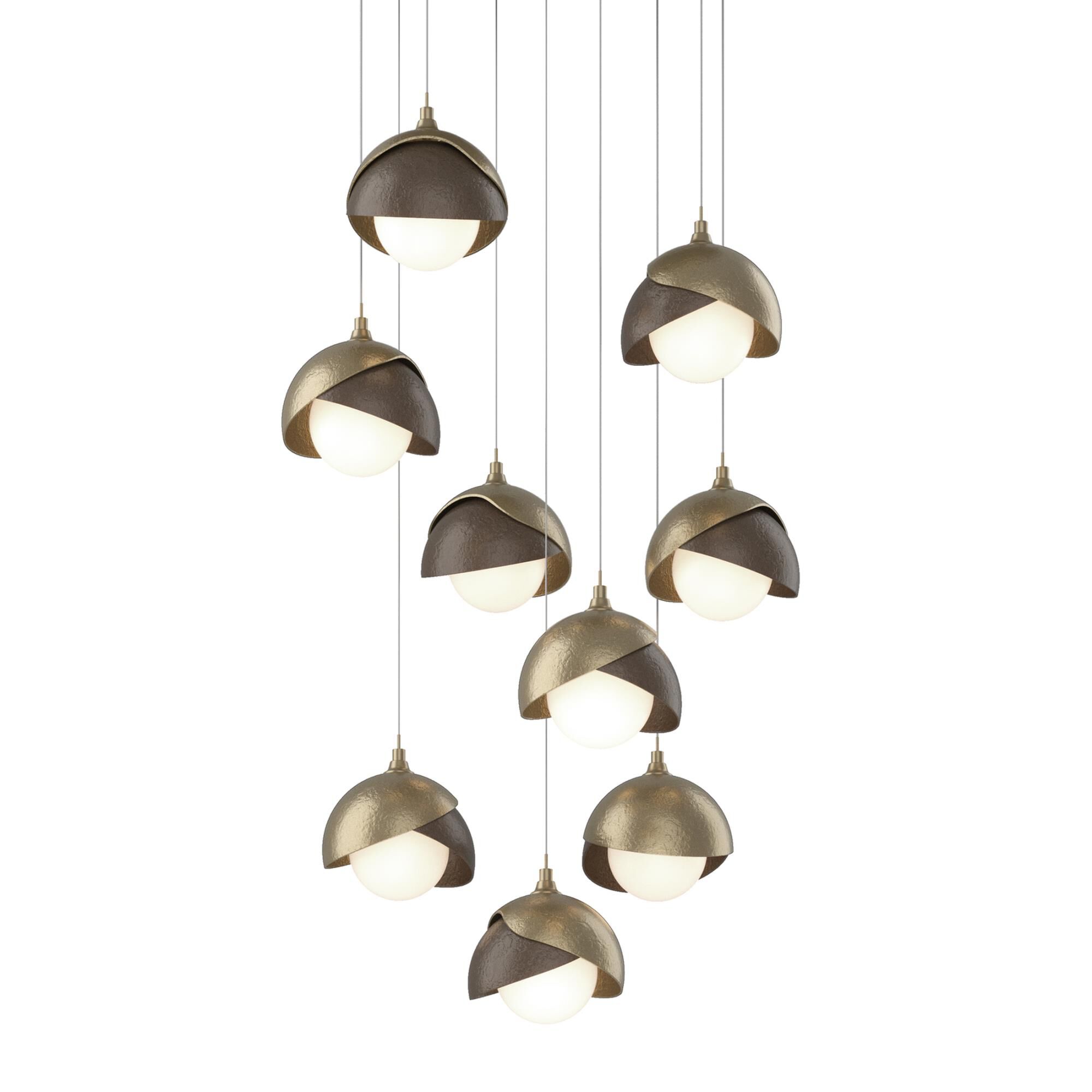 Brooklyn 20 Inch 9 Light Multi Light Pendant,