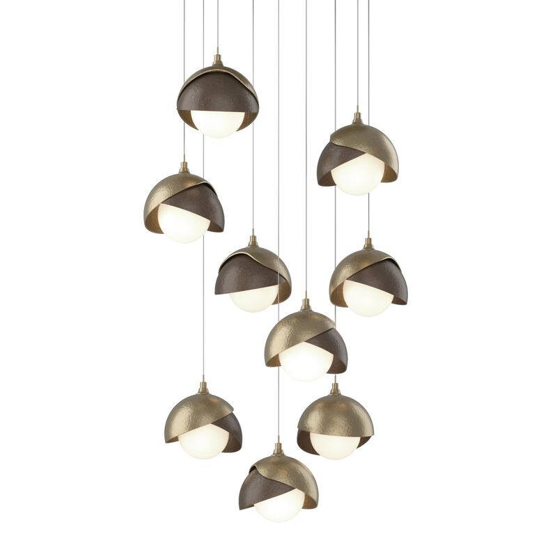 Brooklyn 20 Inch 9 Light Multi Light Pendant by Hubbardton Forge
