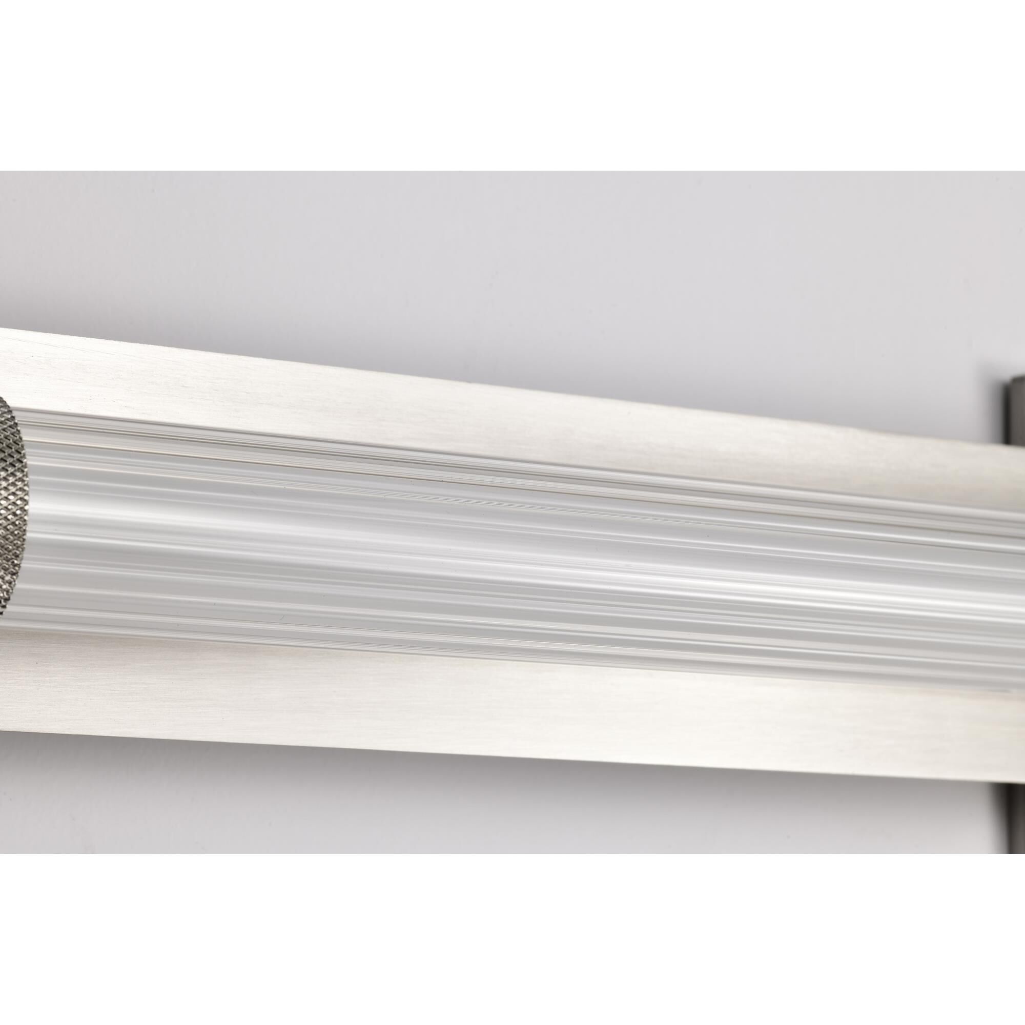 Shown in Brushed Nickel finish and Clear glass