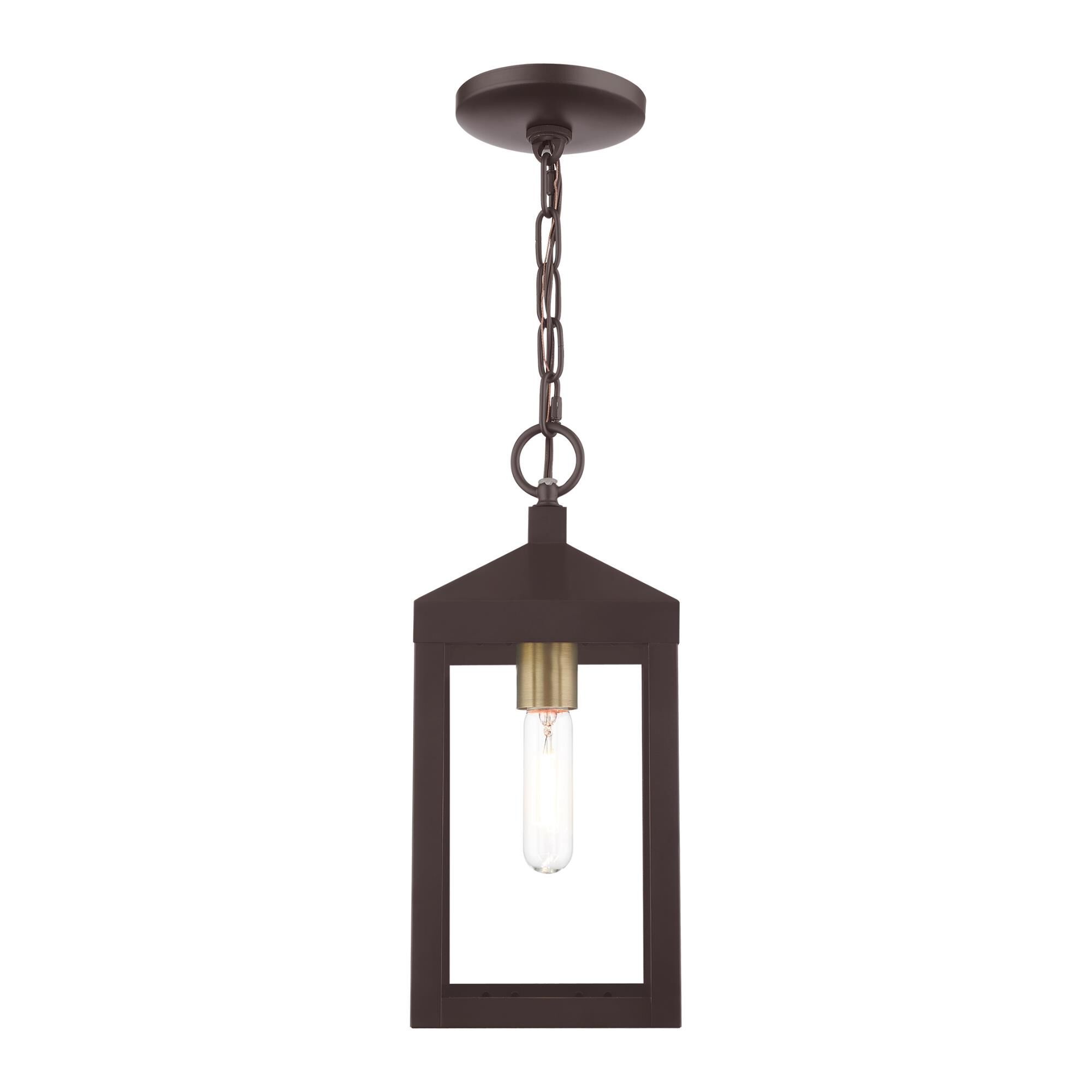 Livex Lighting Nyack 14 Inch Tall Outdoor Hanging Lantern